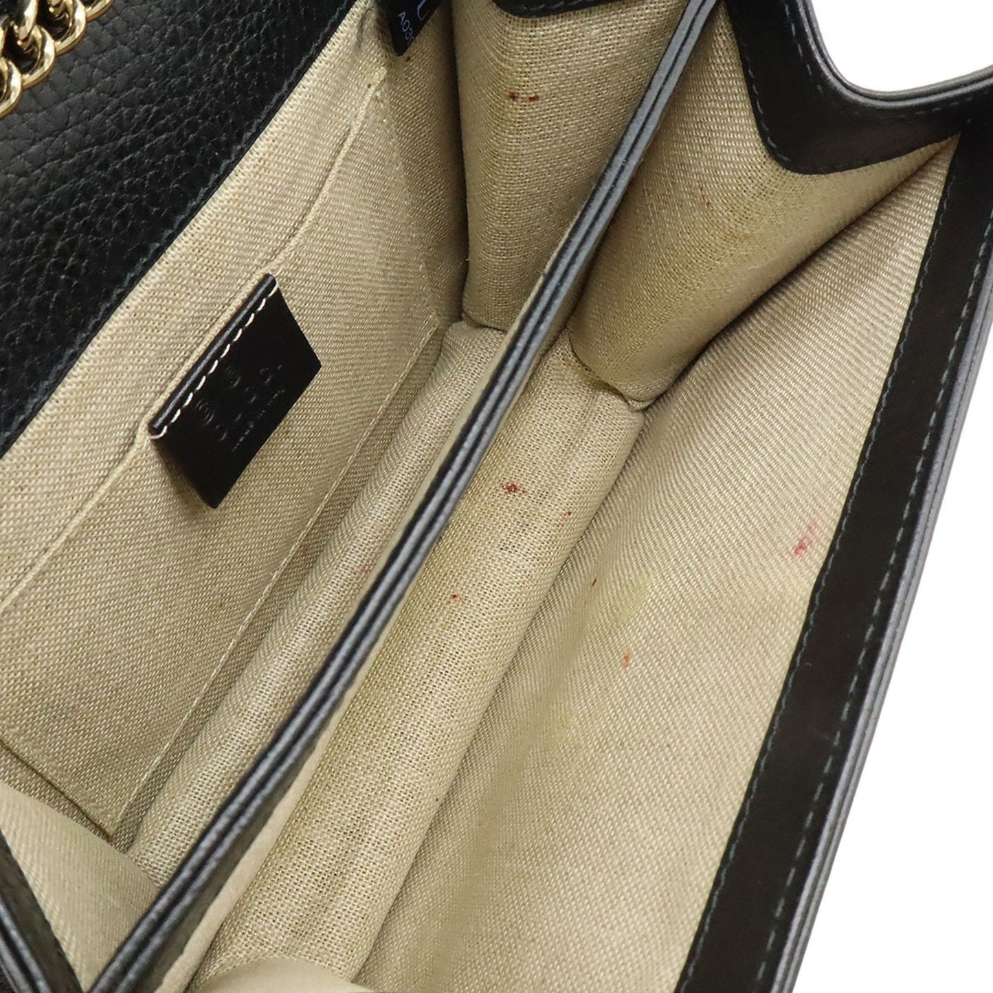 Gucci Black Leather Shoulder Bag