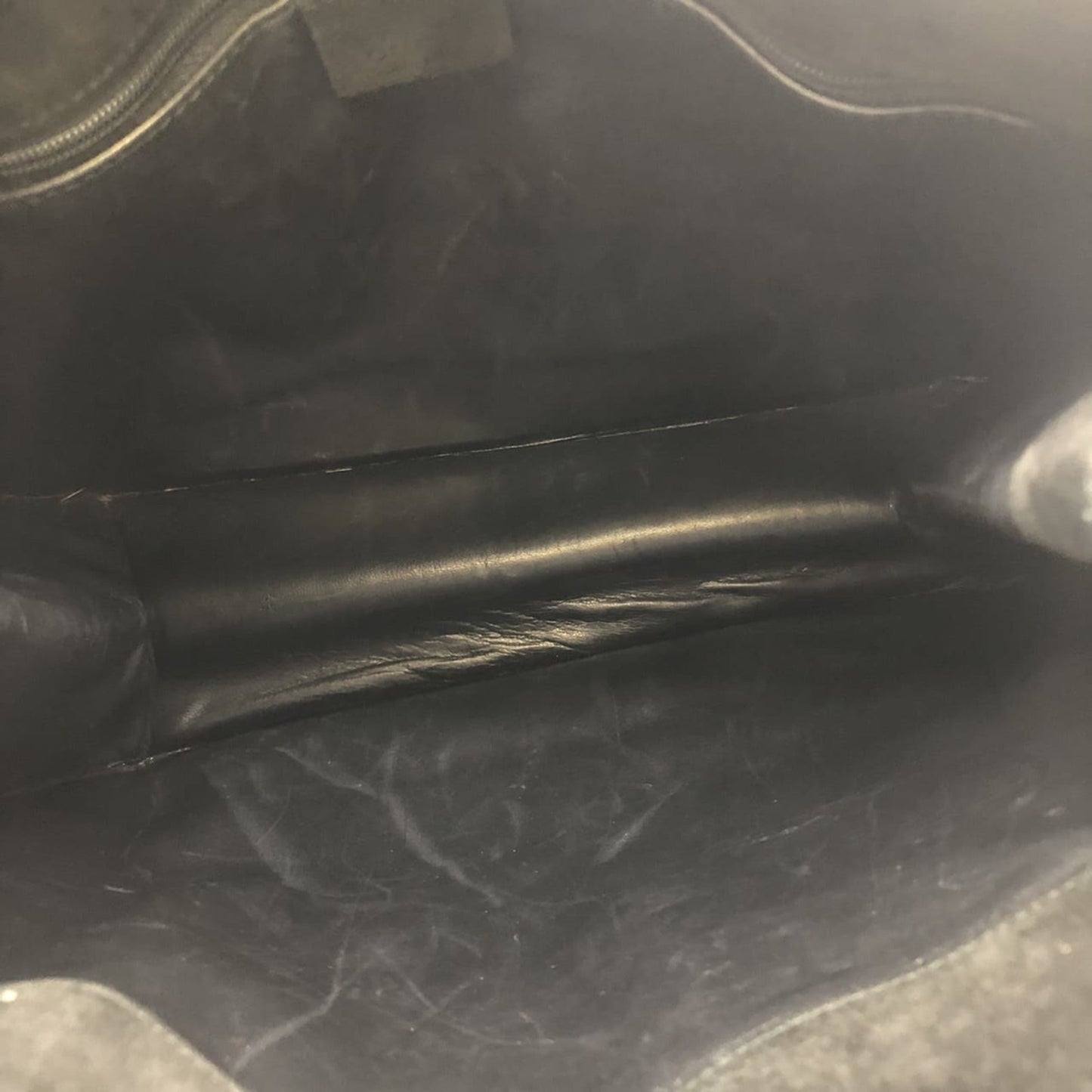 Gucci Black Suede Handbag Shoulder Bag