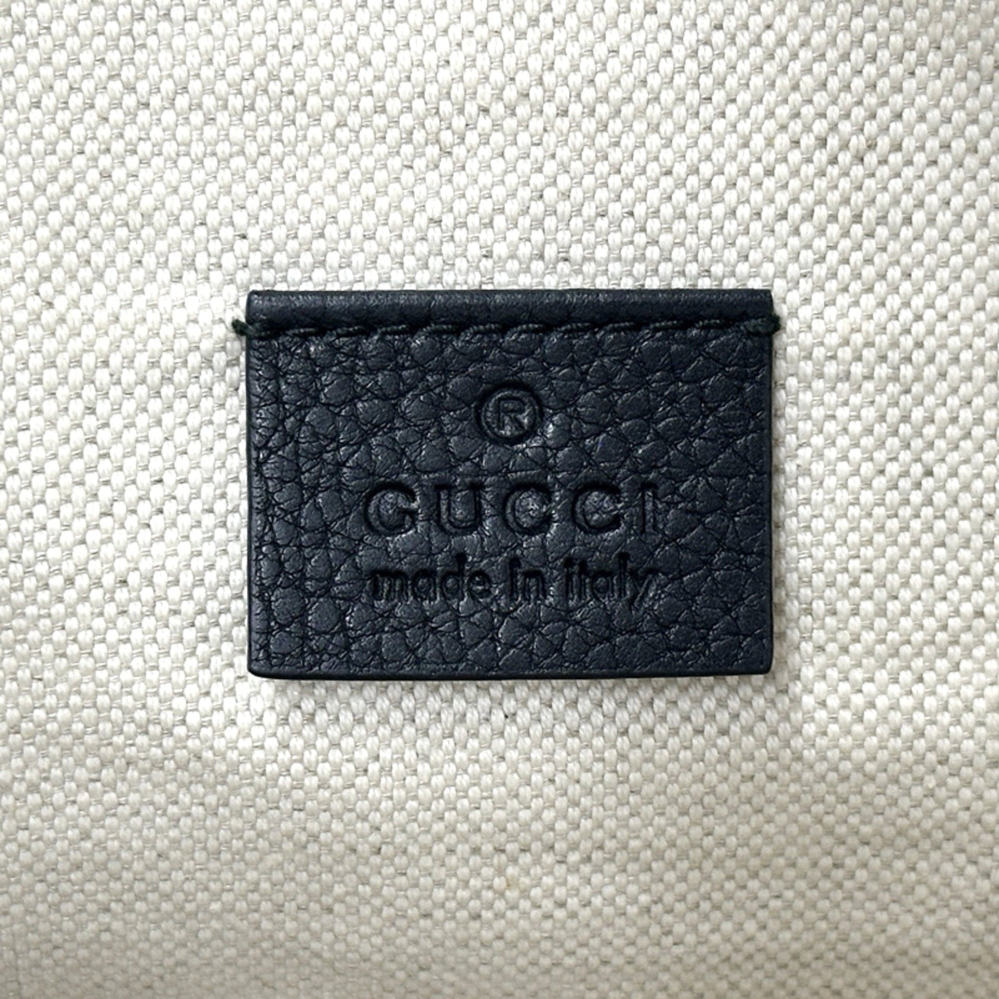 Gucci Black Leather Fanny Pack Sling Bag