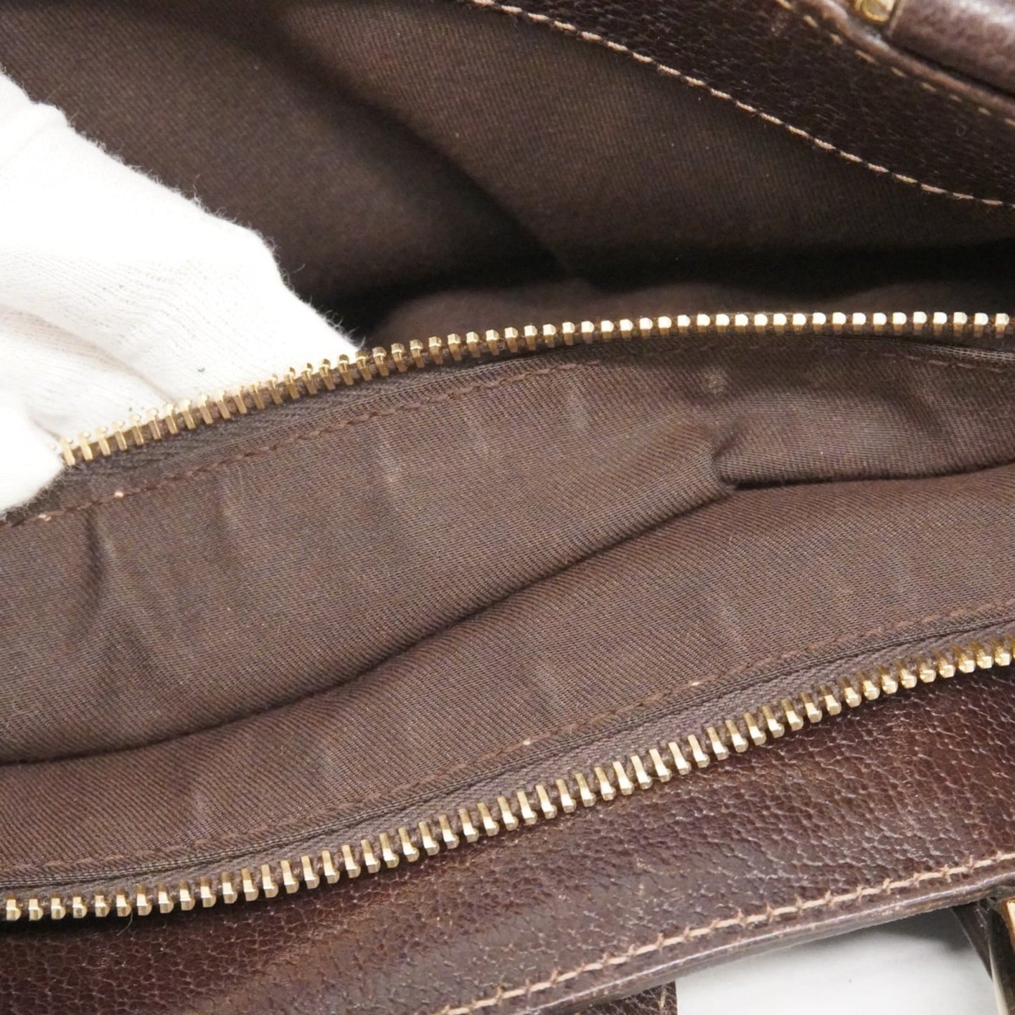 Gucci Brown Canvas Tote Bag