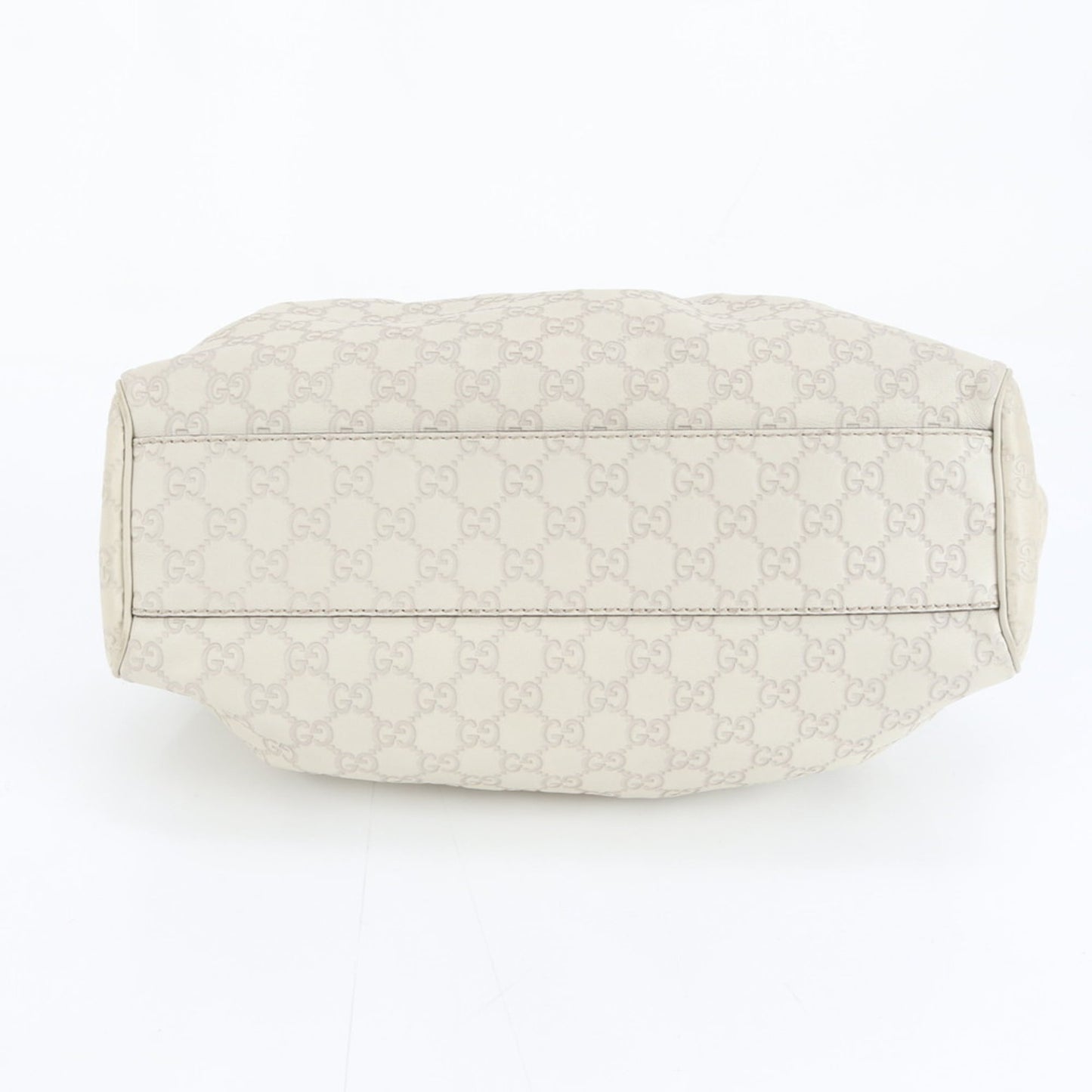 Gucci Ivory Leather Tote Bag