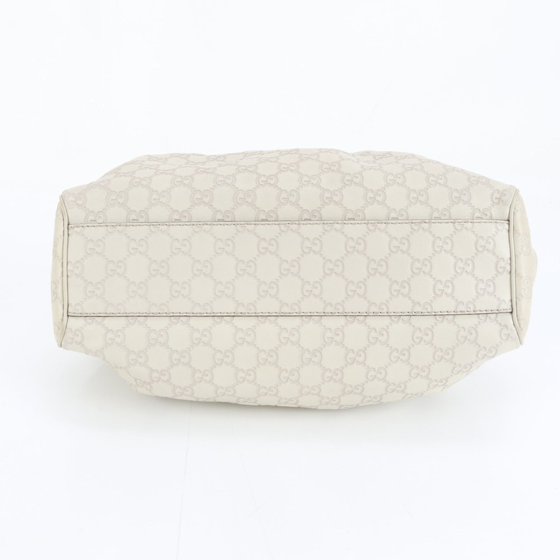 Gucci Ivory Leather Tote Bag