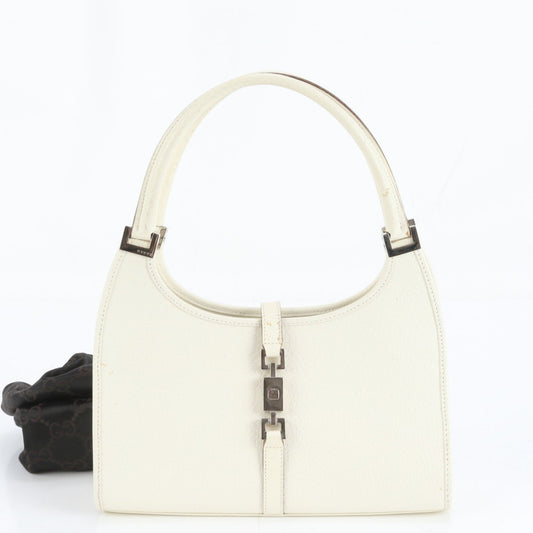 Gucci Ivory Leather Tote Bag