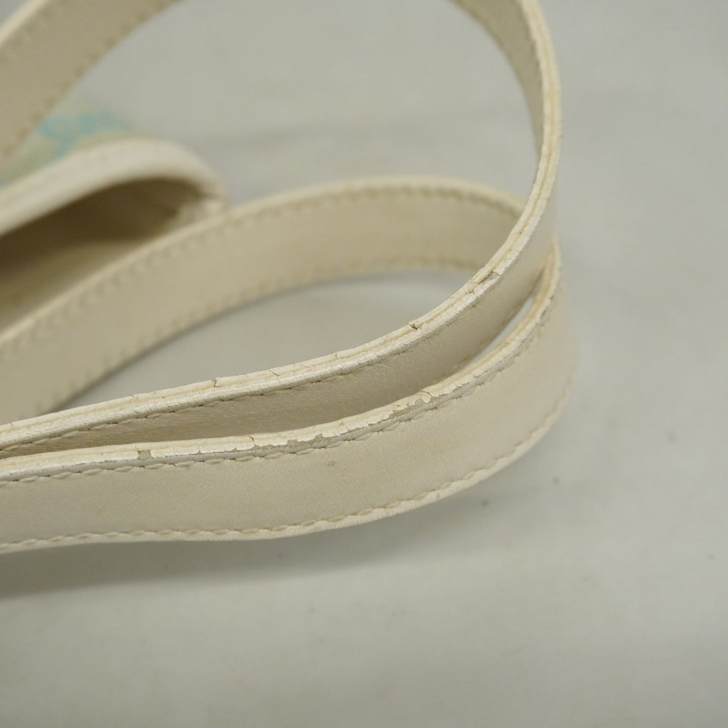 Gucci Light Blue White Canvas Tote Bag