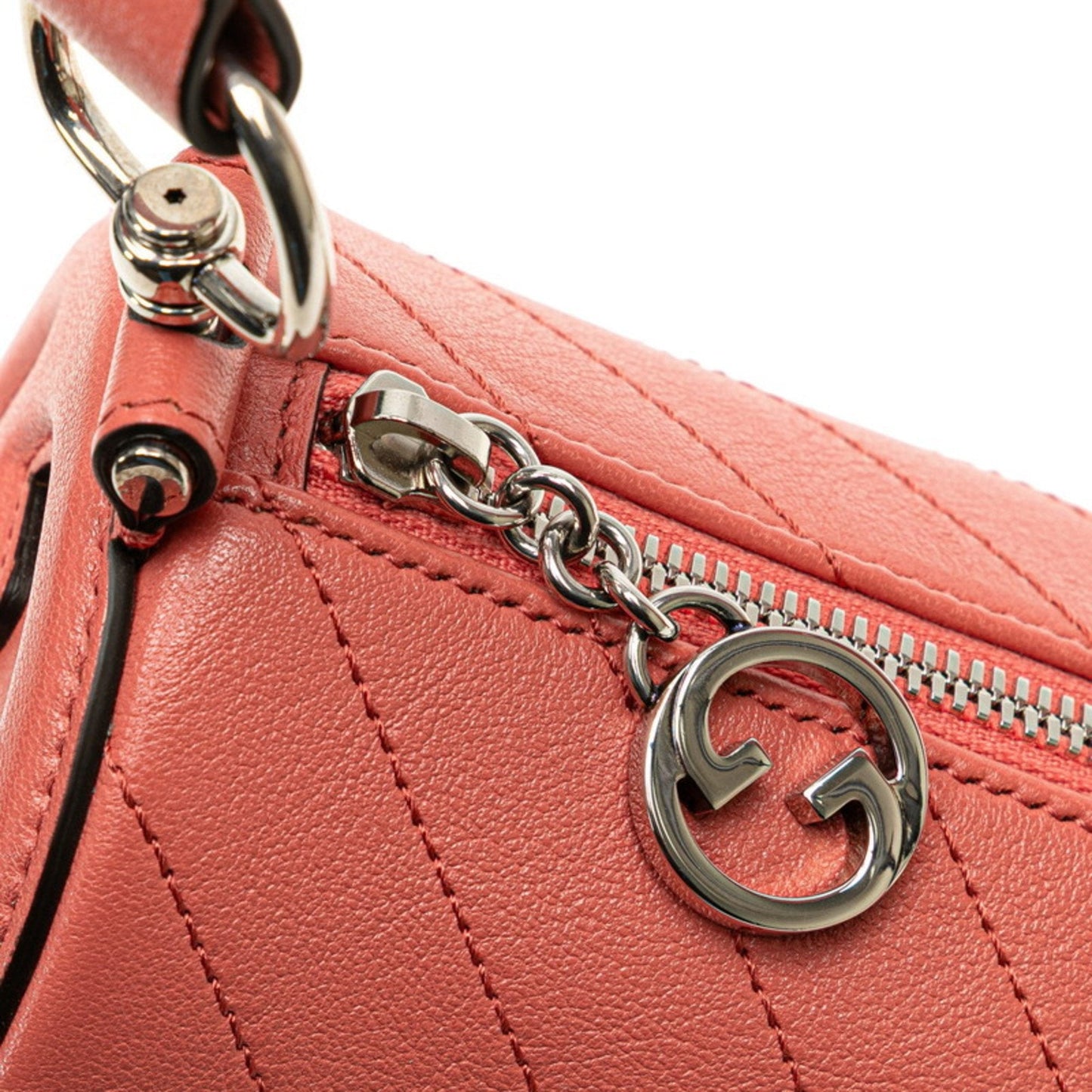 Gucci Pink Leather Shoulder Bag