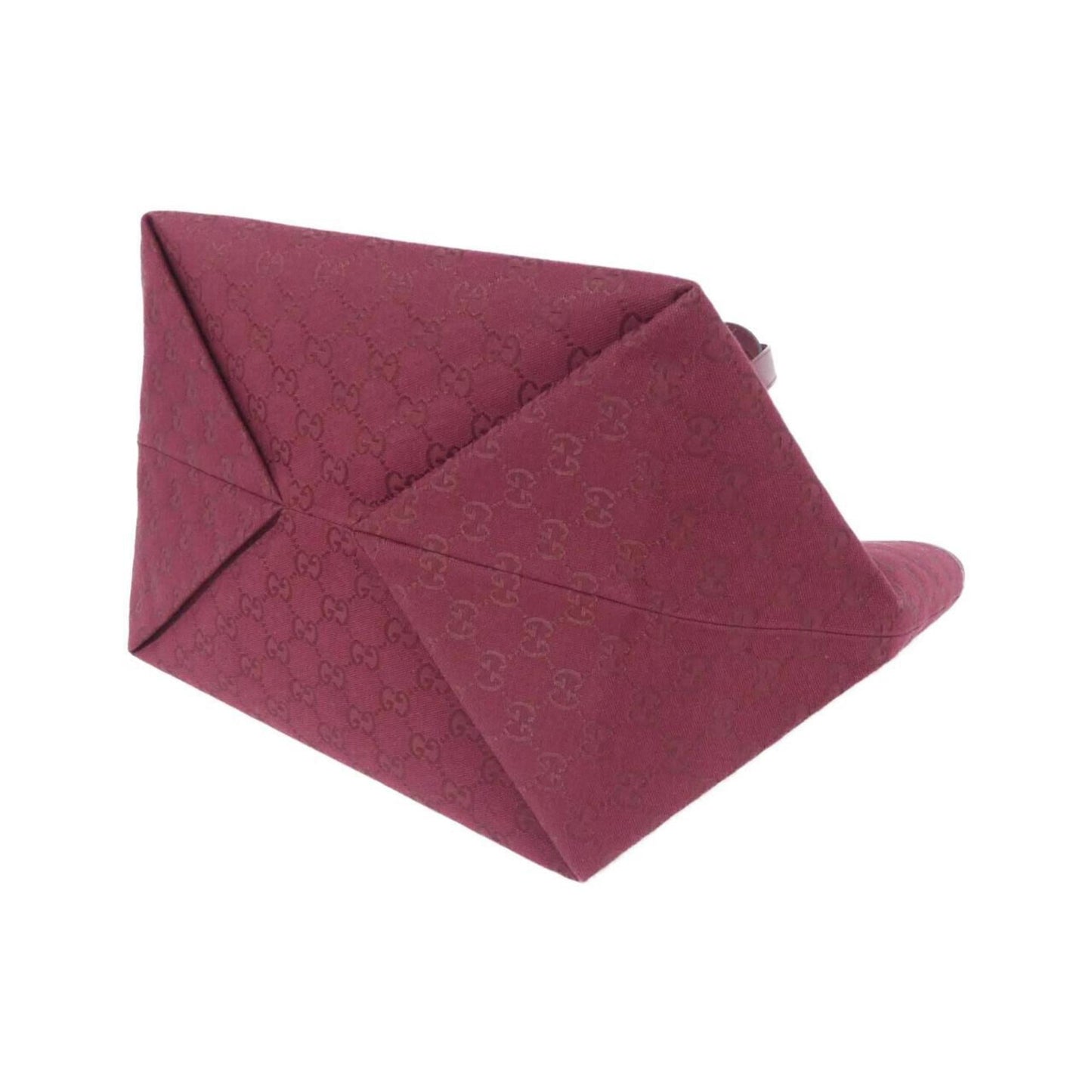 Gucci Bordeaux Red Color Gg Canvas Handbag