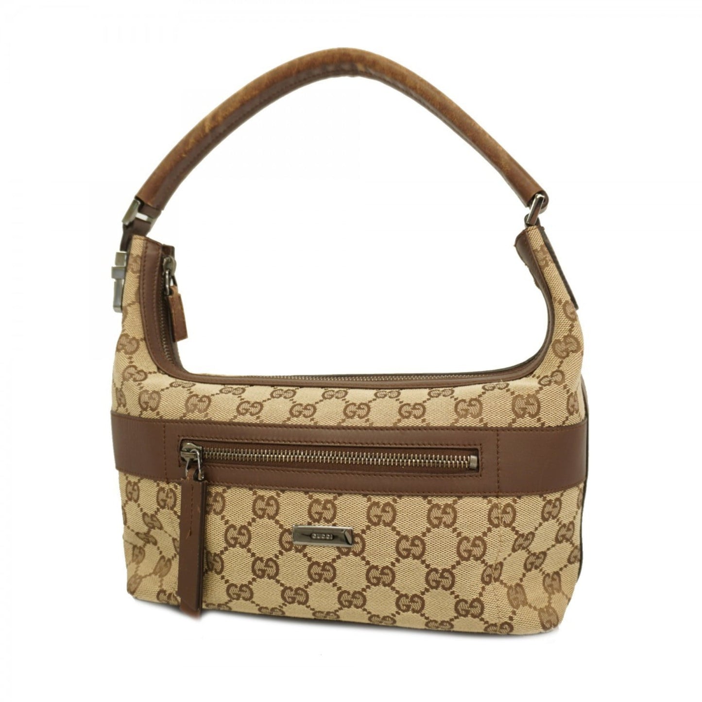 Gucci Brown Canvas Shoulder Bag
