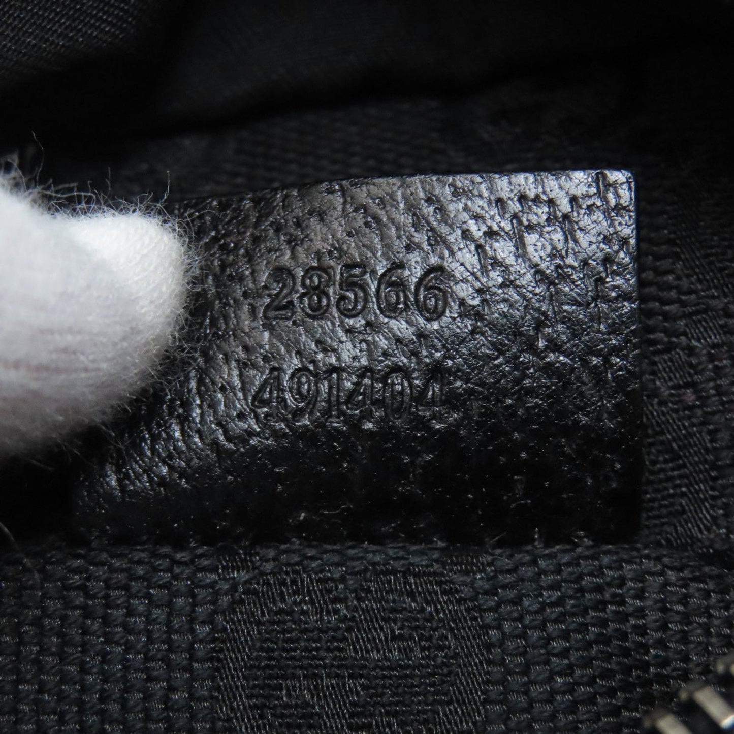 Gucci Black Canvas Fanny Pack Sling Bag