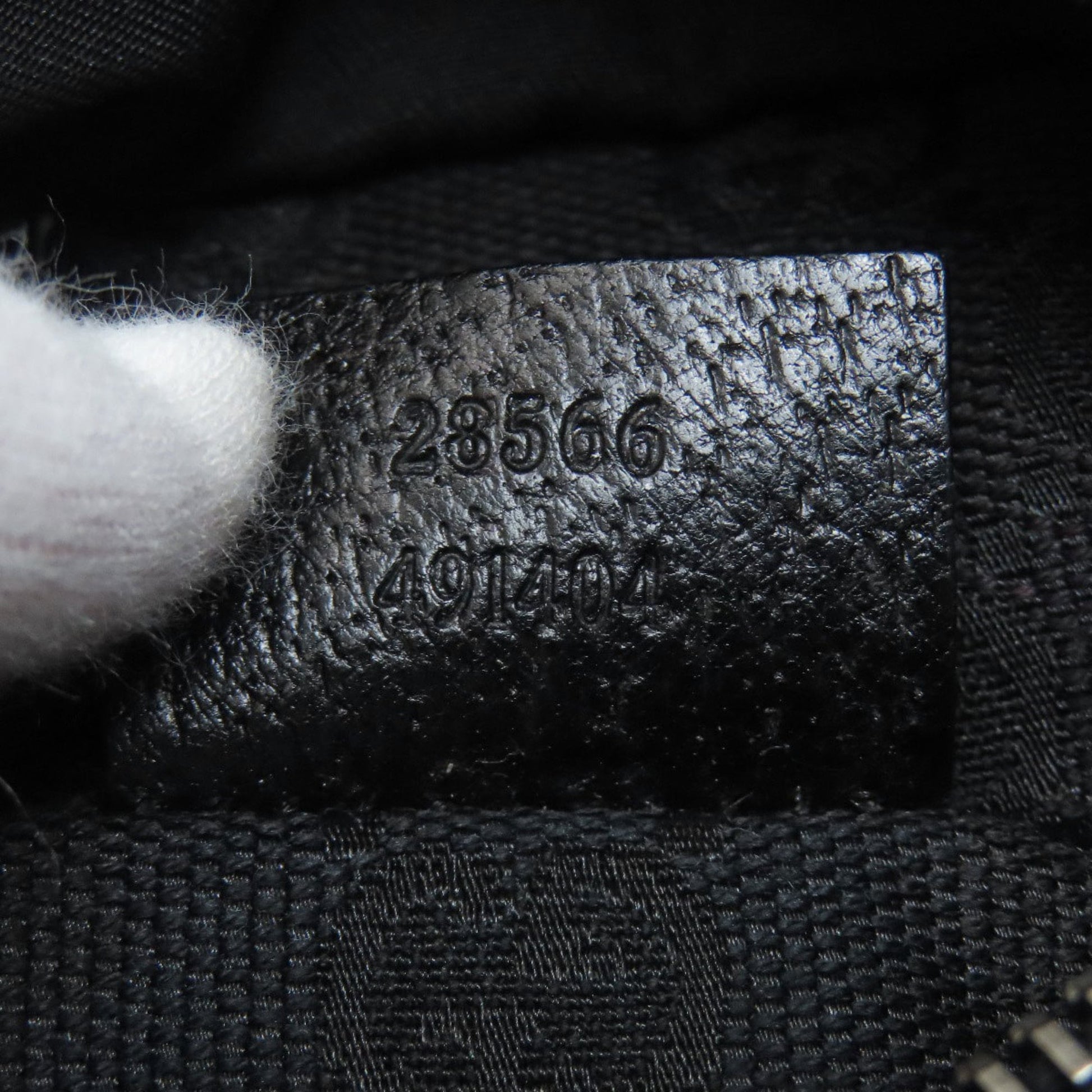 Gucci Black Canvas Fanny Pack Sling Bag