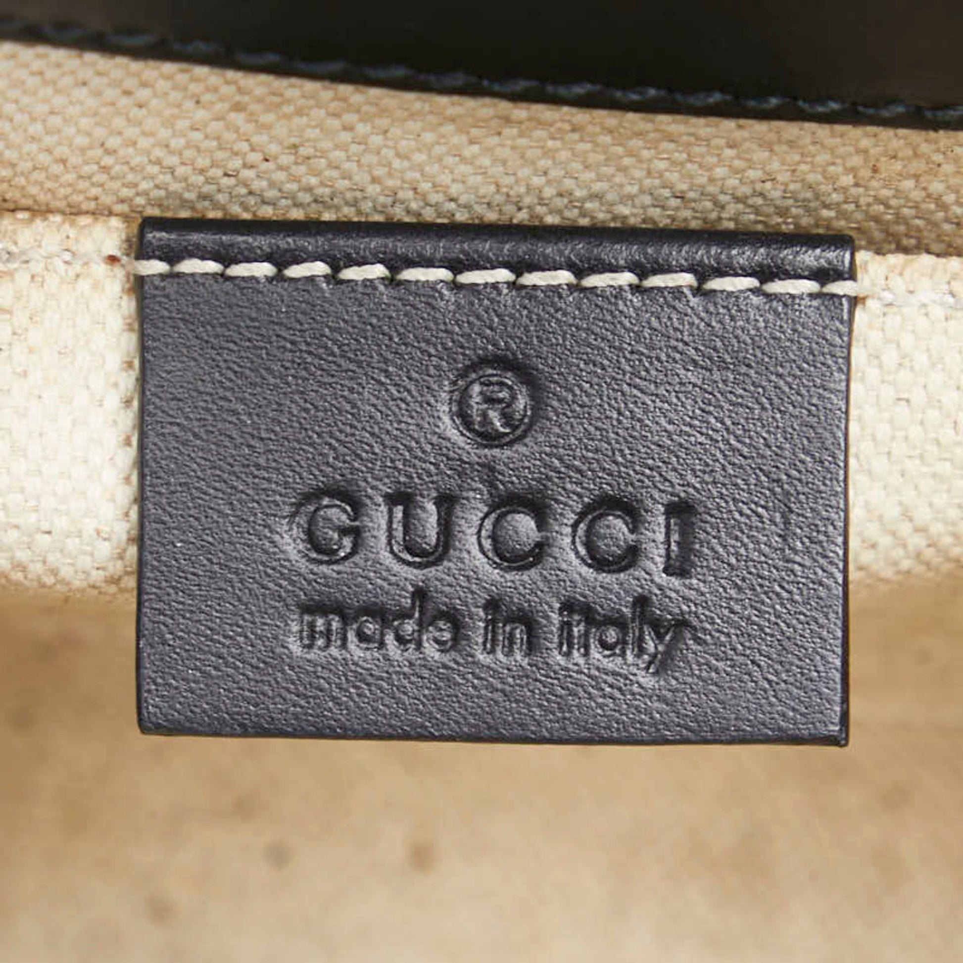 Gucci Horsebit Black Leather Shoulder Bag