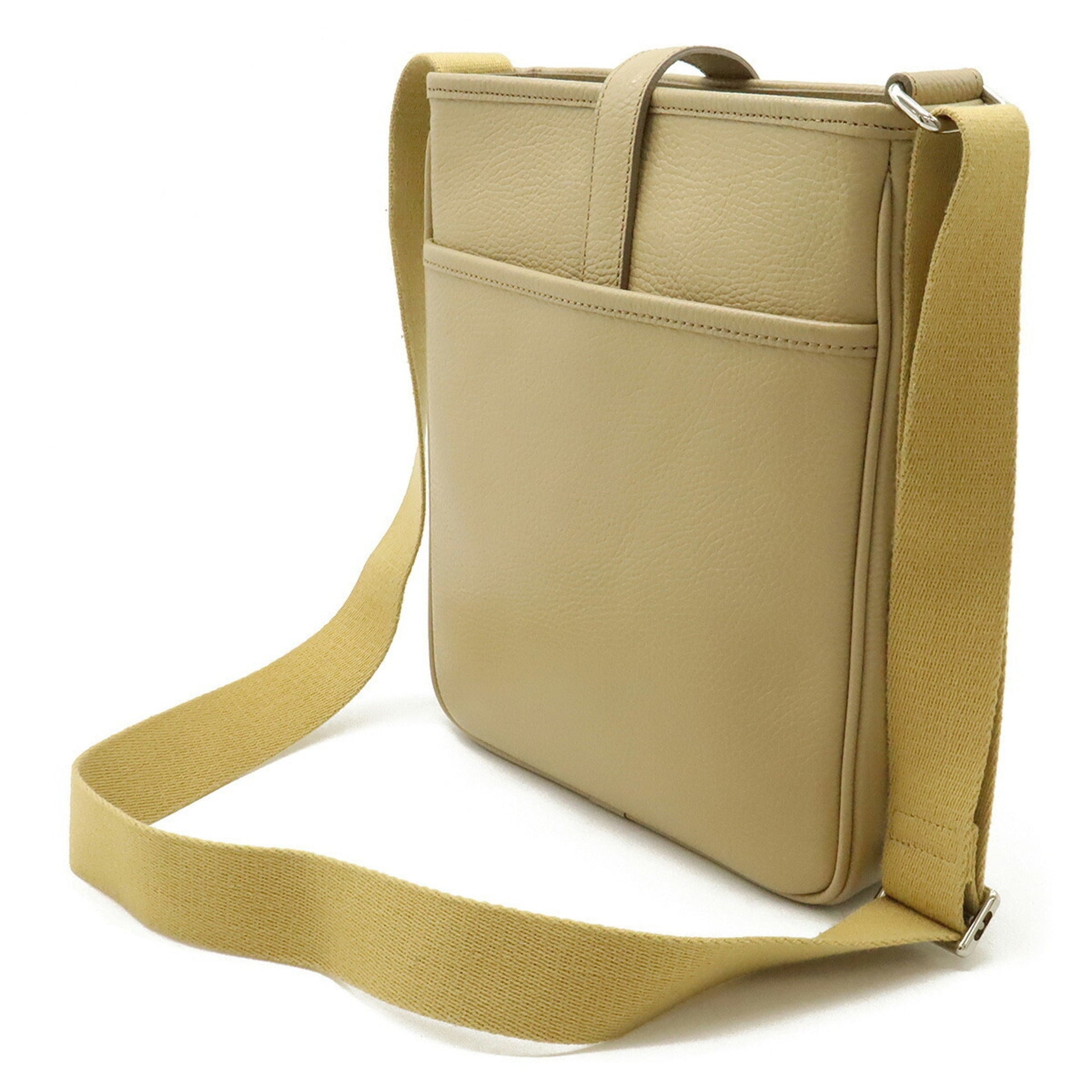 Burberry Sand Shoulder Bag Leather Beige