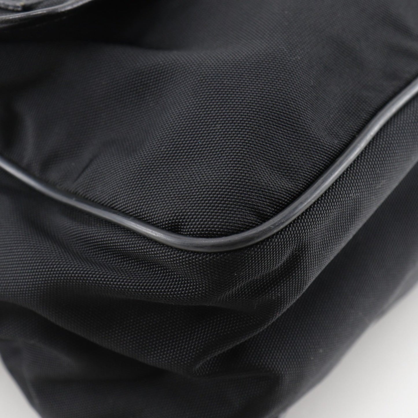 Gucci Black Nylon Canvas Shoulder Bag Sling Bag