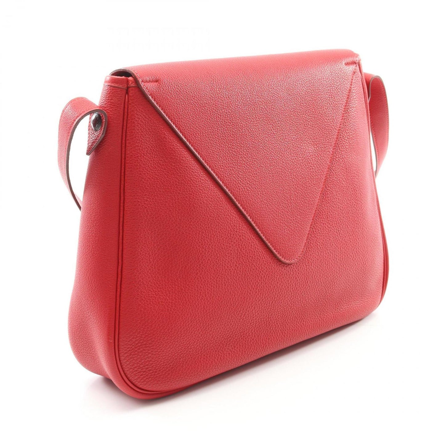 Hermes Color Togo Shoulder Bag Leather Red