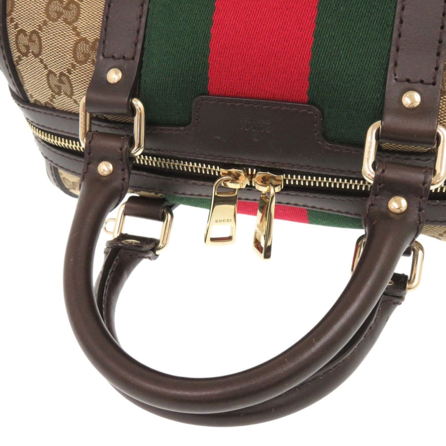 Gucci Beige Gg Canvas Handbag