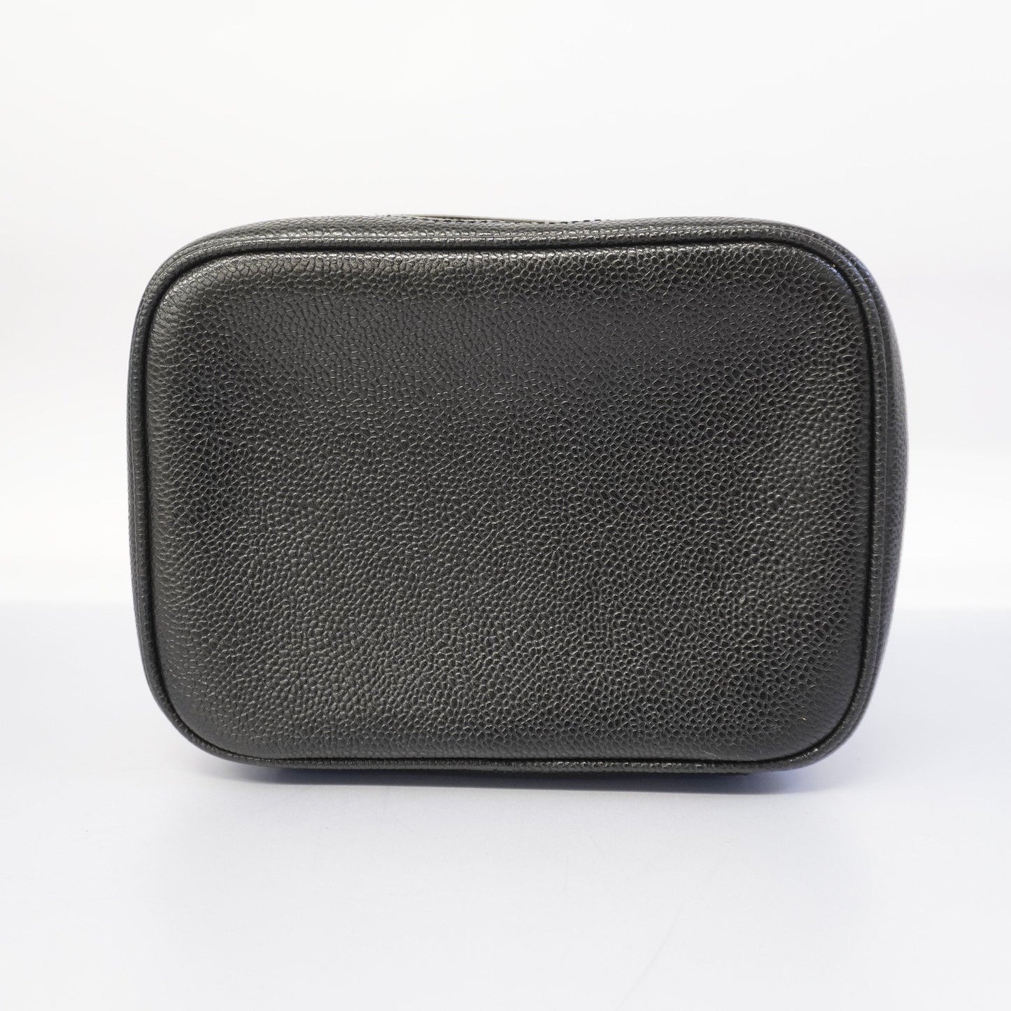 Chanel Caviar Skin Vanity Bag Women's Caviar Leather Vanity Bag Black