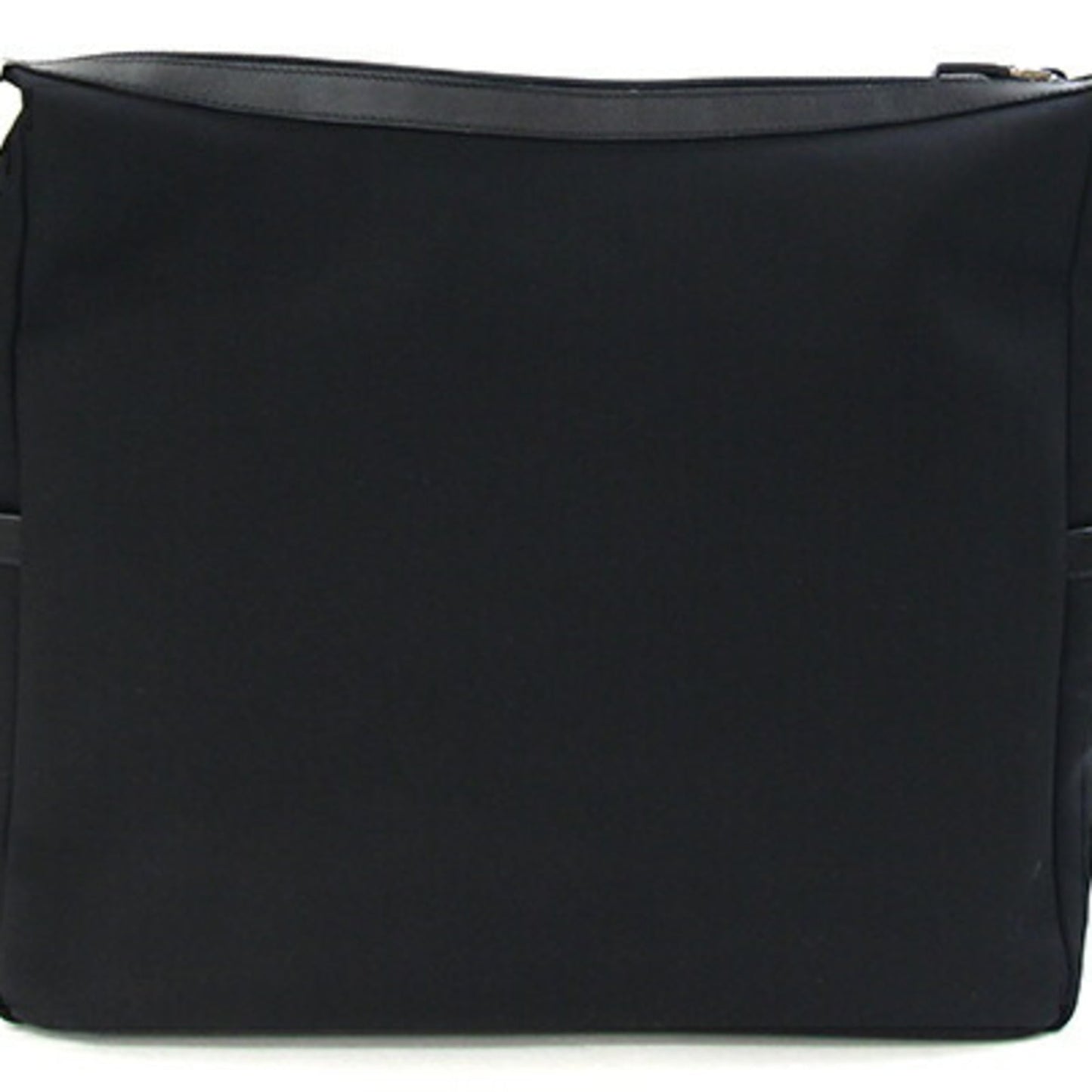 Gucci Black Nylon Canvas Leather Shoulder Bag