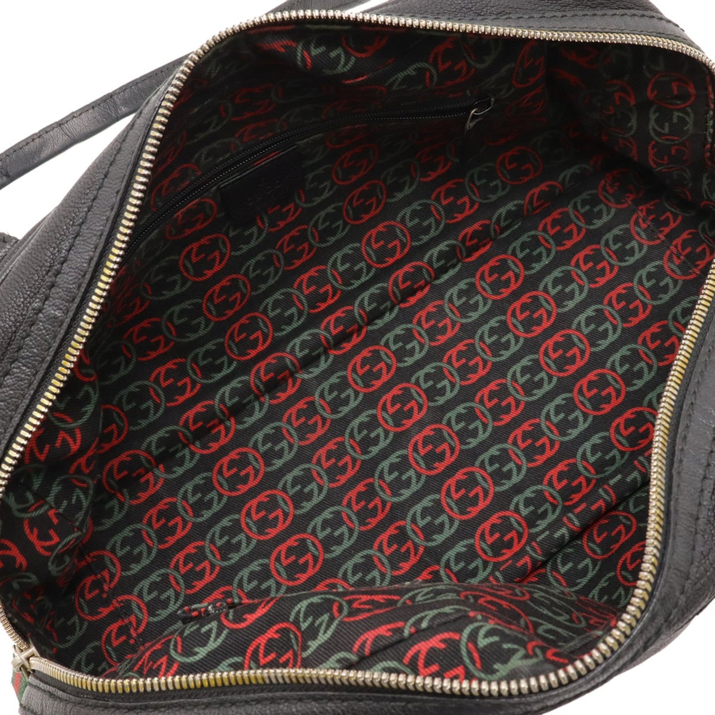 Gucci Black Leather Shoulder Bag