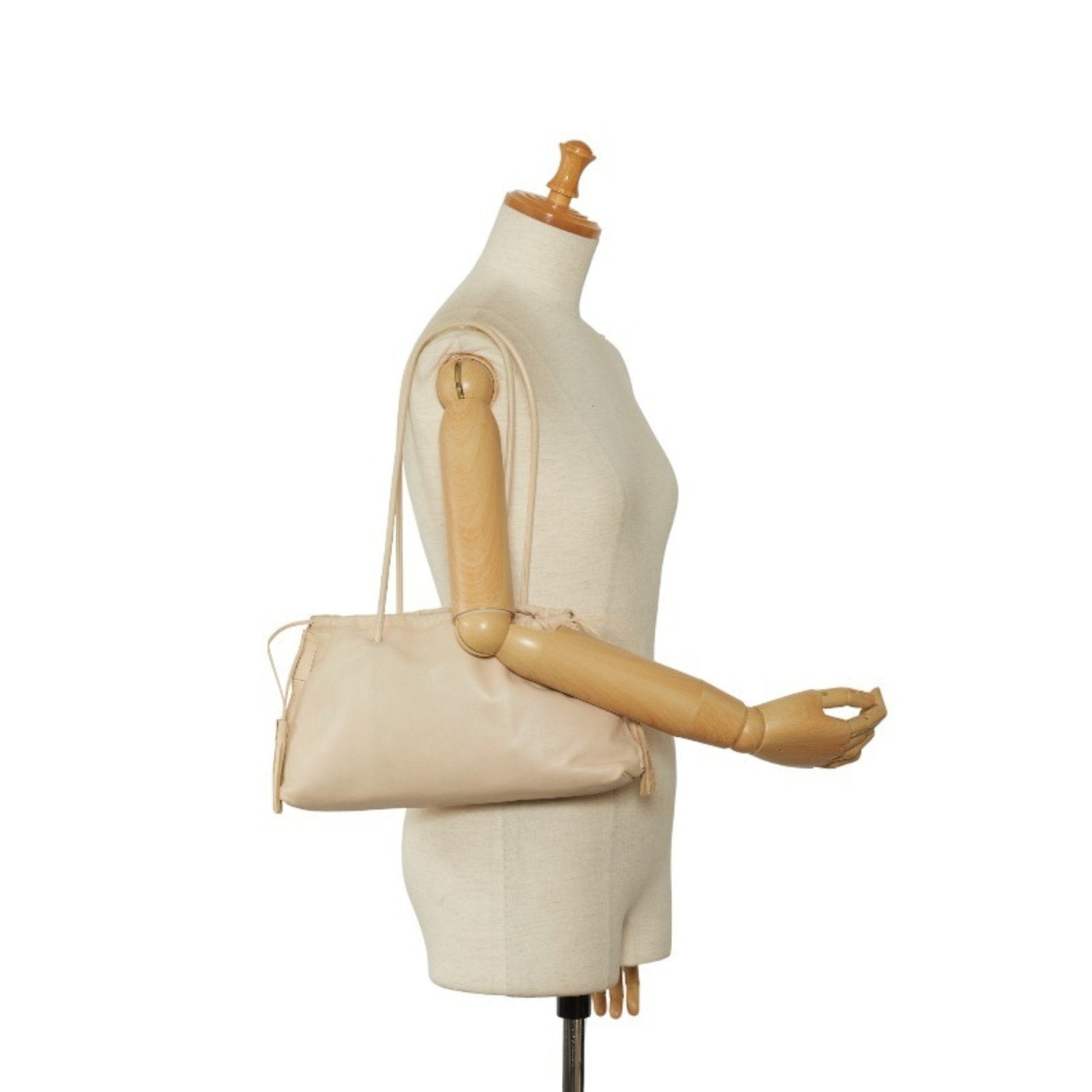 Gucci Ivory White Leather Handbag Tote Bag