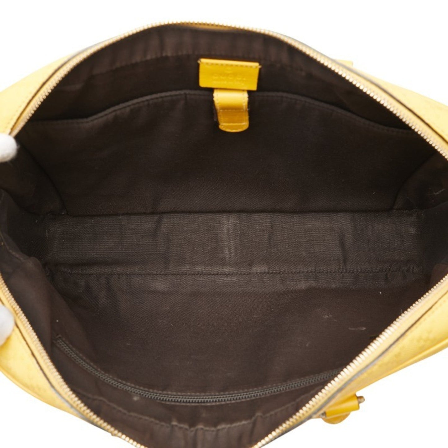Gucci Diamante Yellow Leather Shoulder Bag
