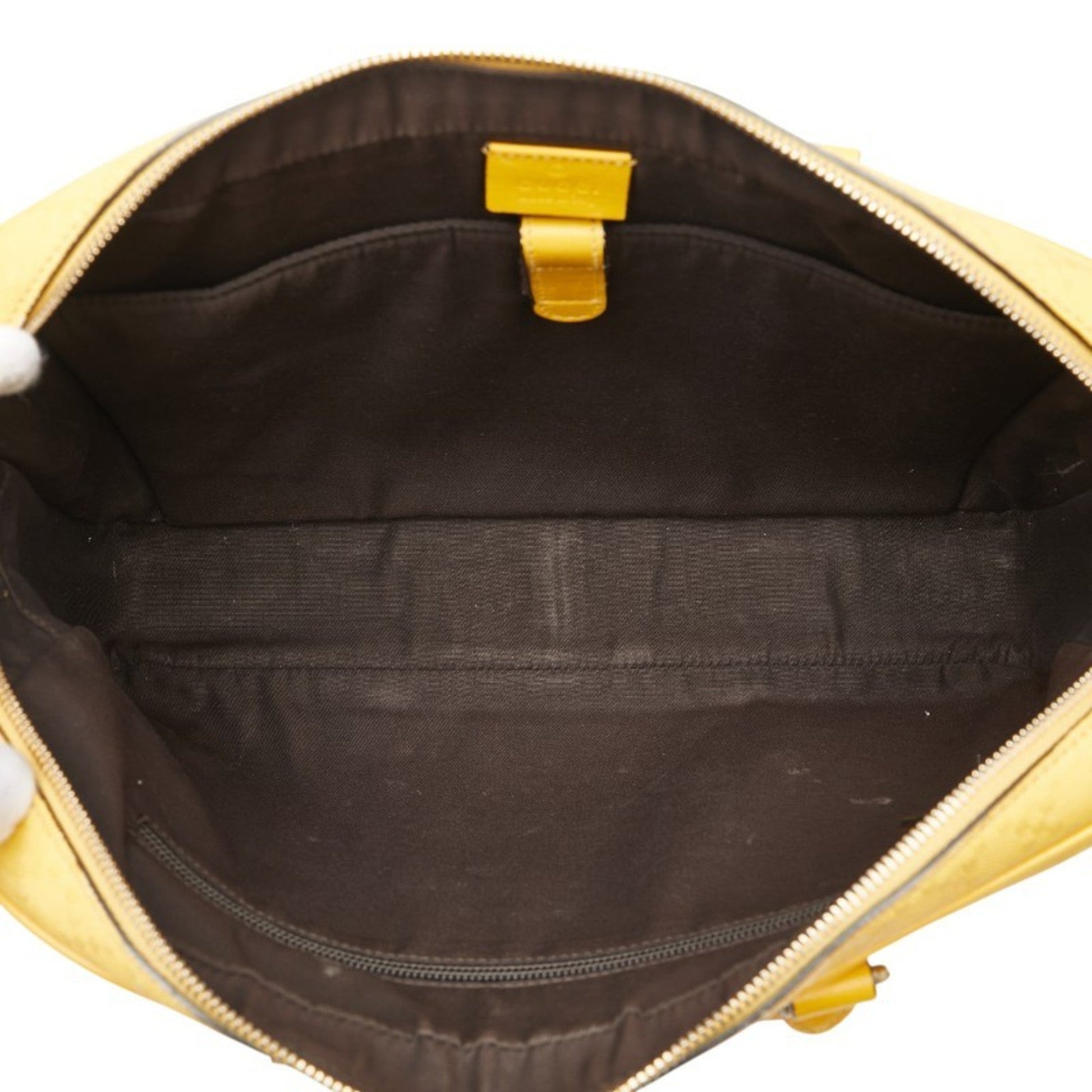 Gucci Diamante Yellow Leather Shoulder Bag