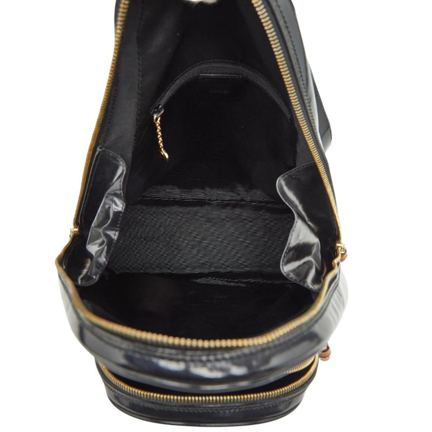 Gucci Black Patent Leather Shoulder Bag