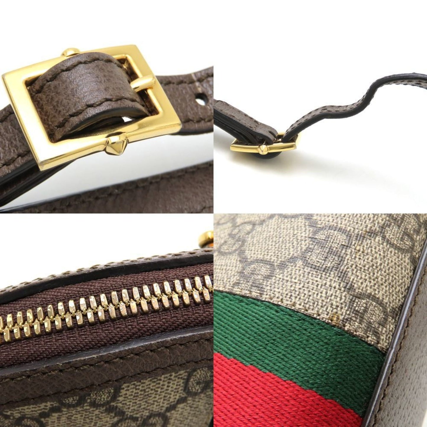 Gucci Beige Gg Supreme Leather Shoulder Bag