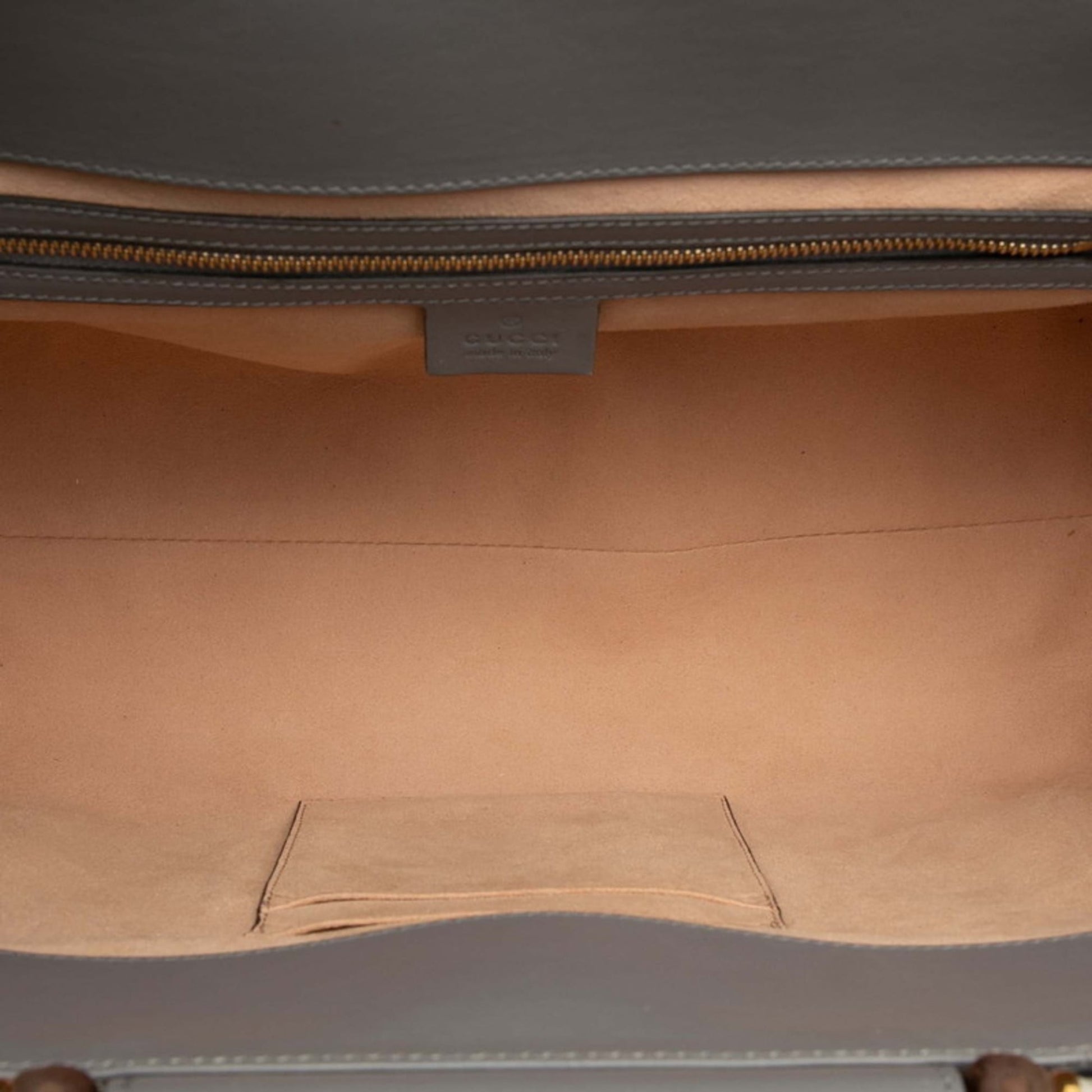 Gucci Gray Leather Handbag