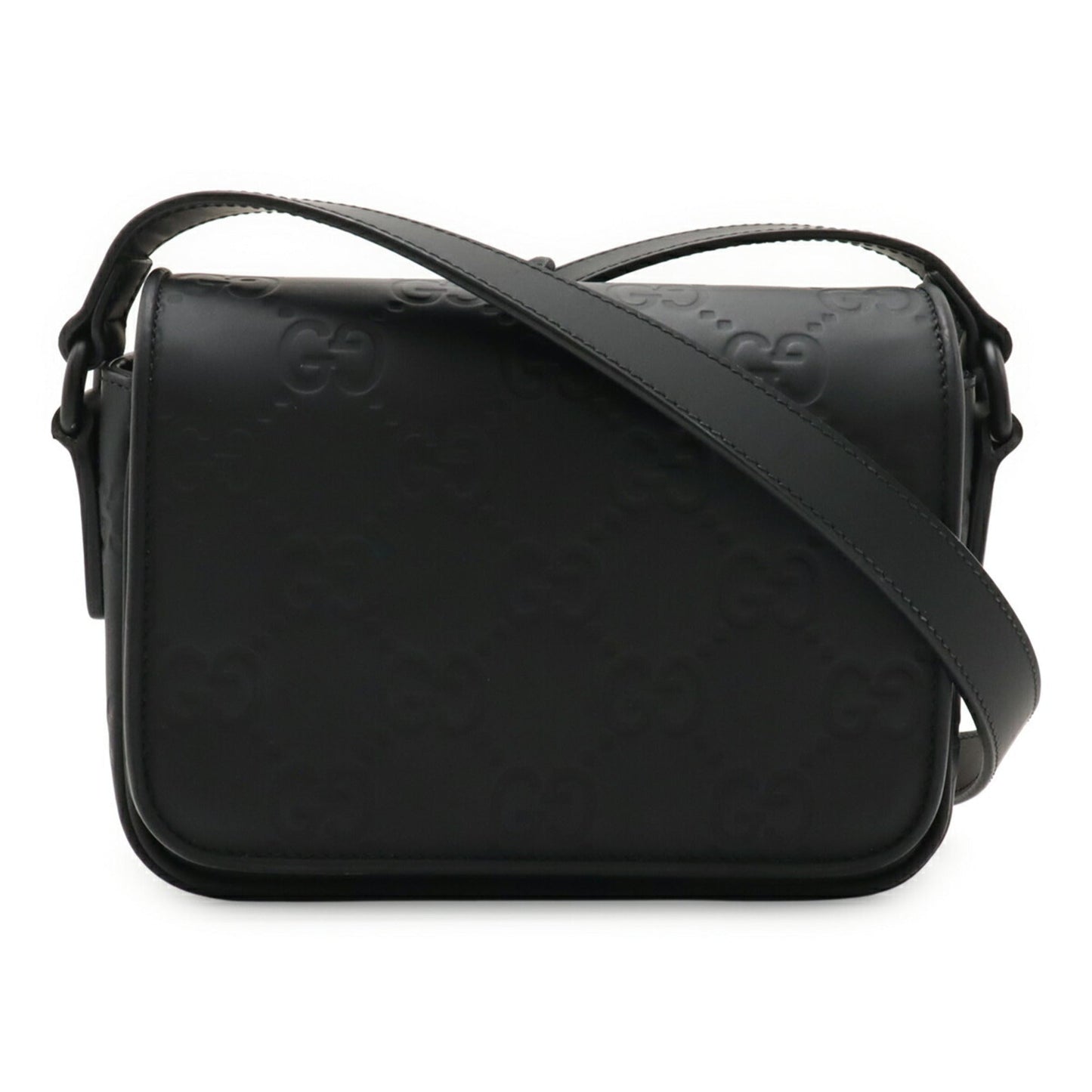 Gucci Black Leather Shoulder Bag