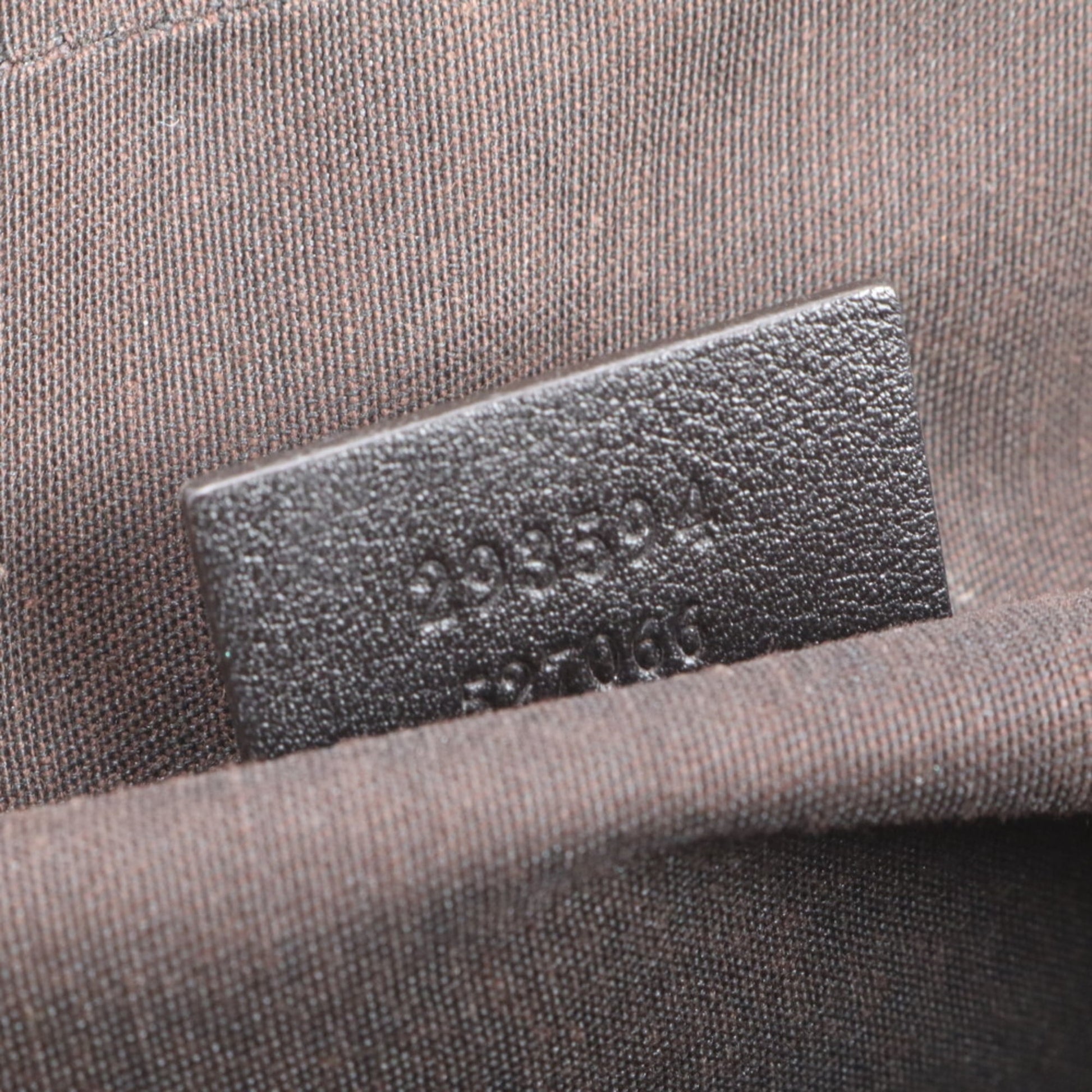 Gucci Dark Brown Leather Tote Bag