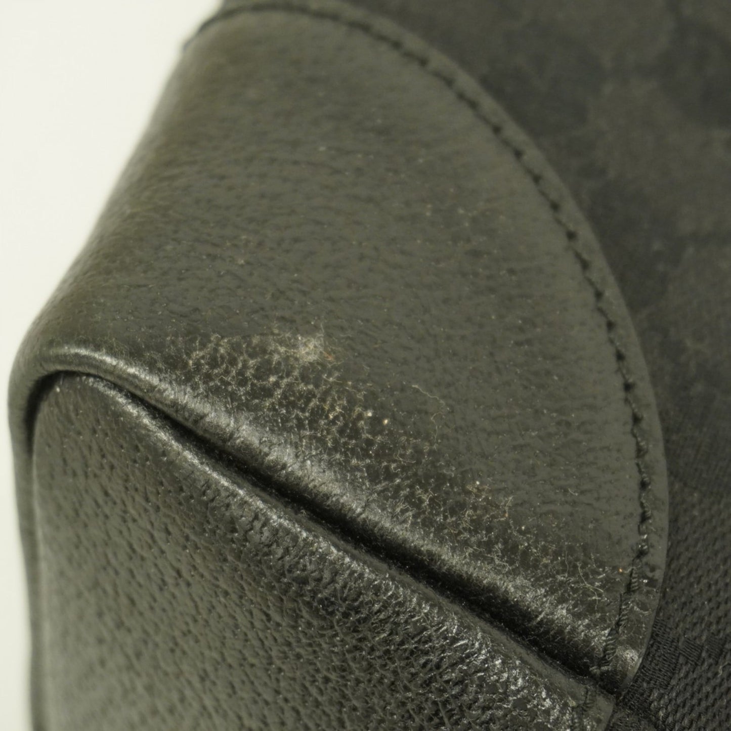 Gucci Black Canvas Shoulder Bag