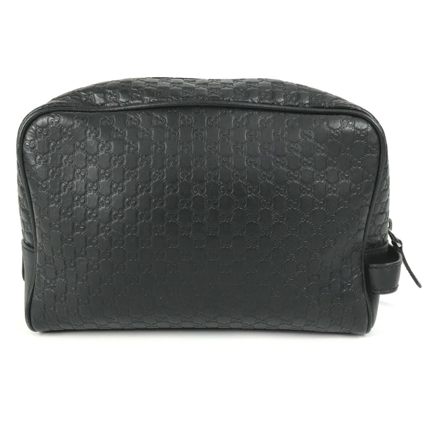 Gucci Guccissima Black Gg Leather Clutch Bag