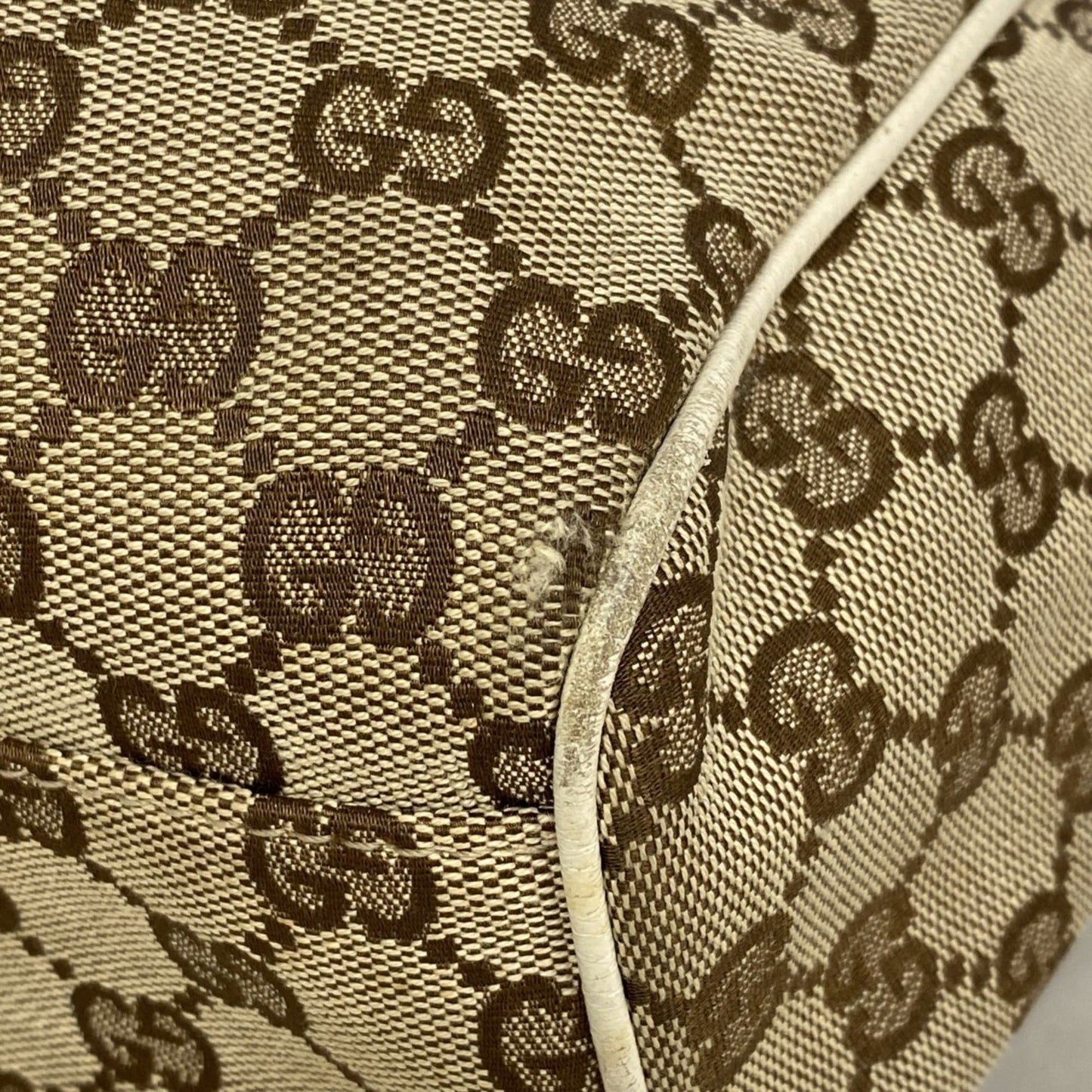 Gucci Brown Canvas Tote Bag
