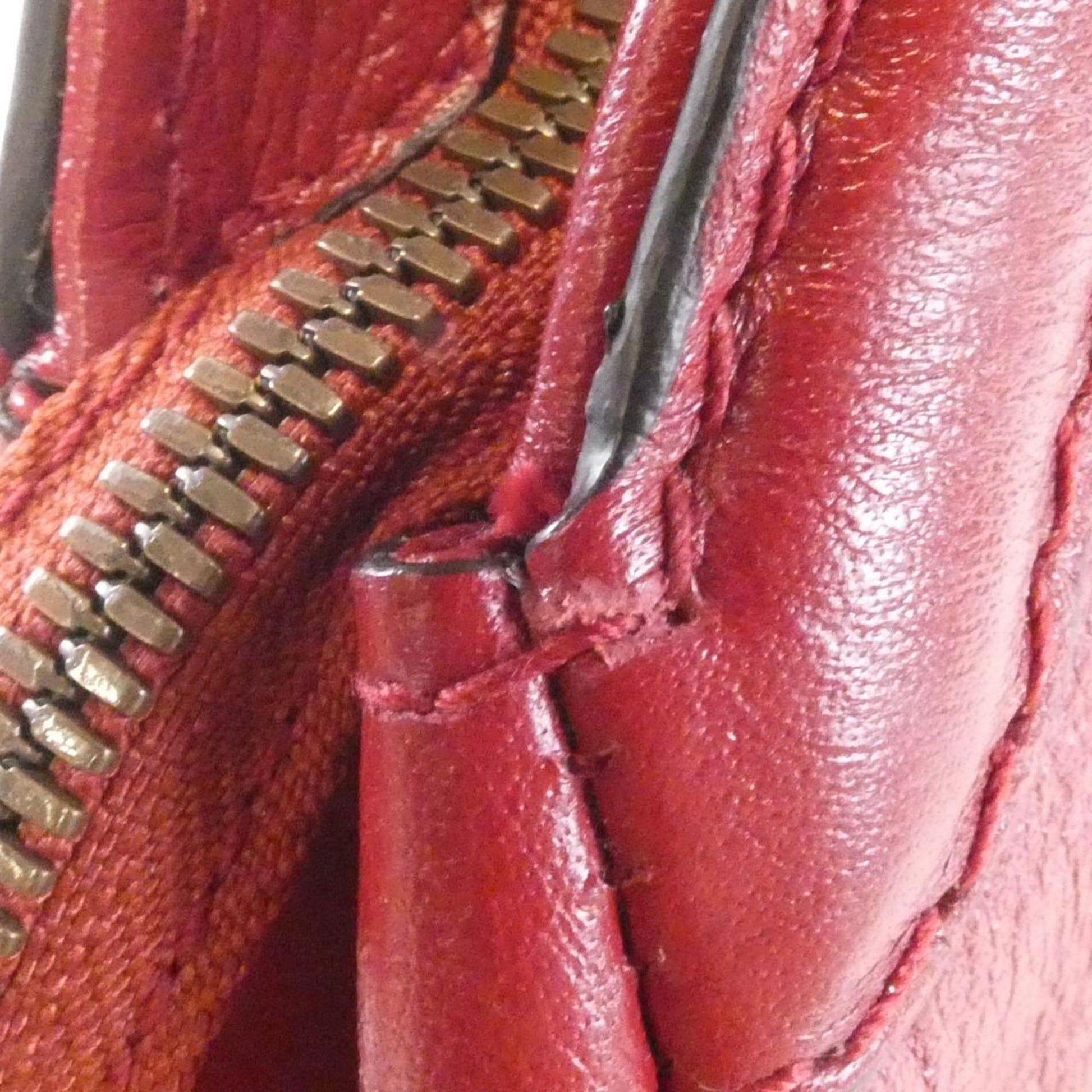 Gucci Red Color Leather Handbag