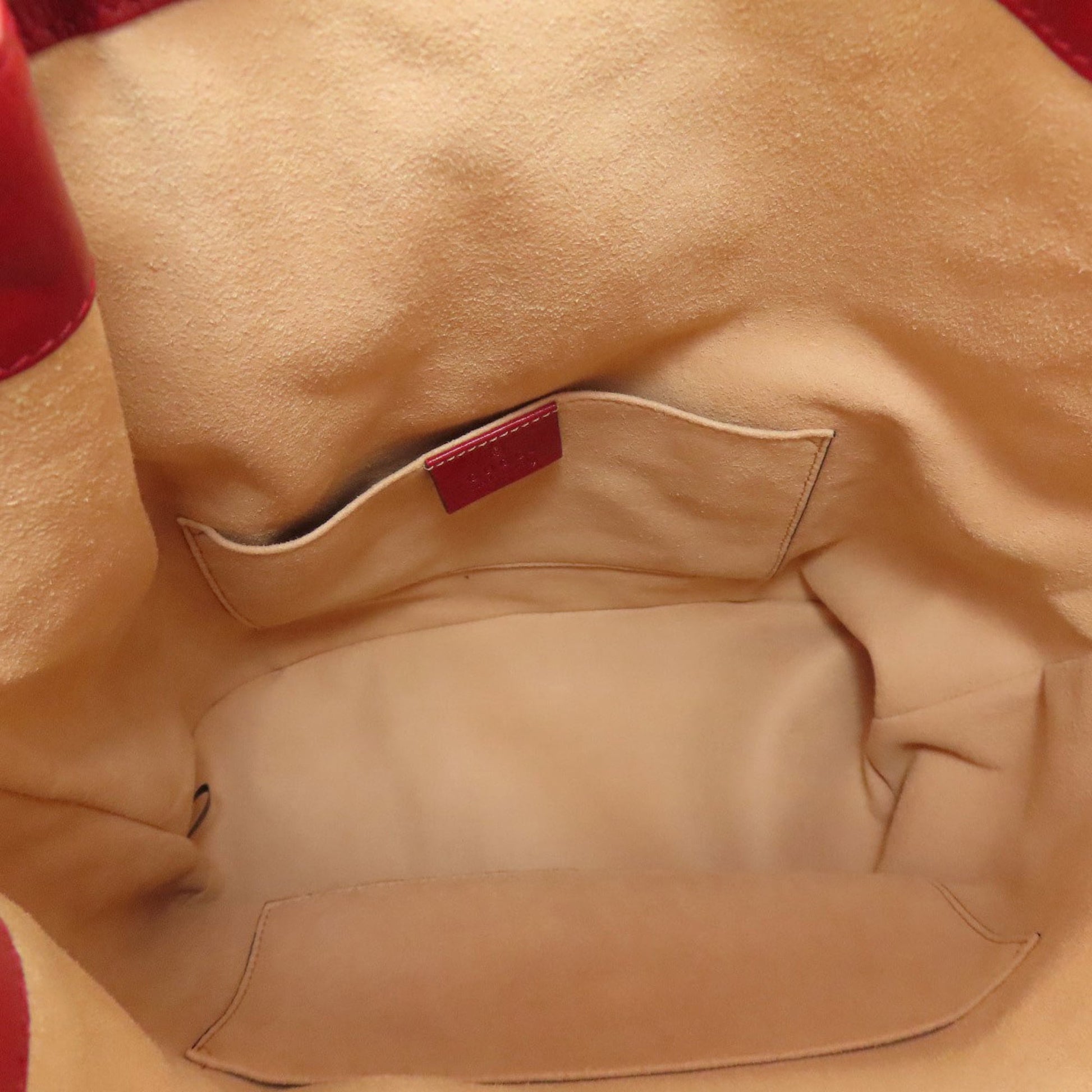 Gucci Red Color Leather Shoulder Bag
