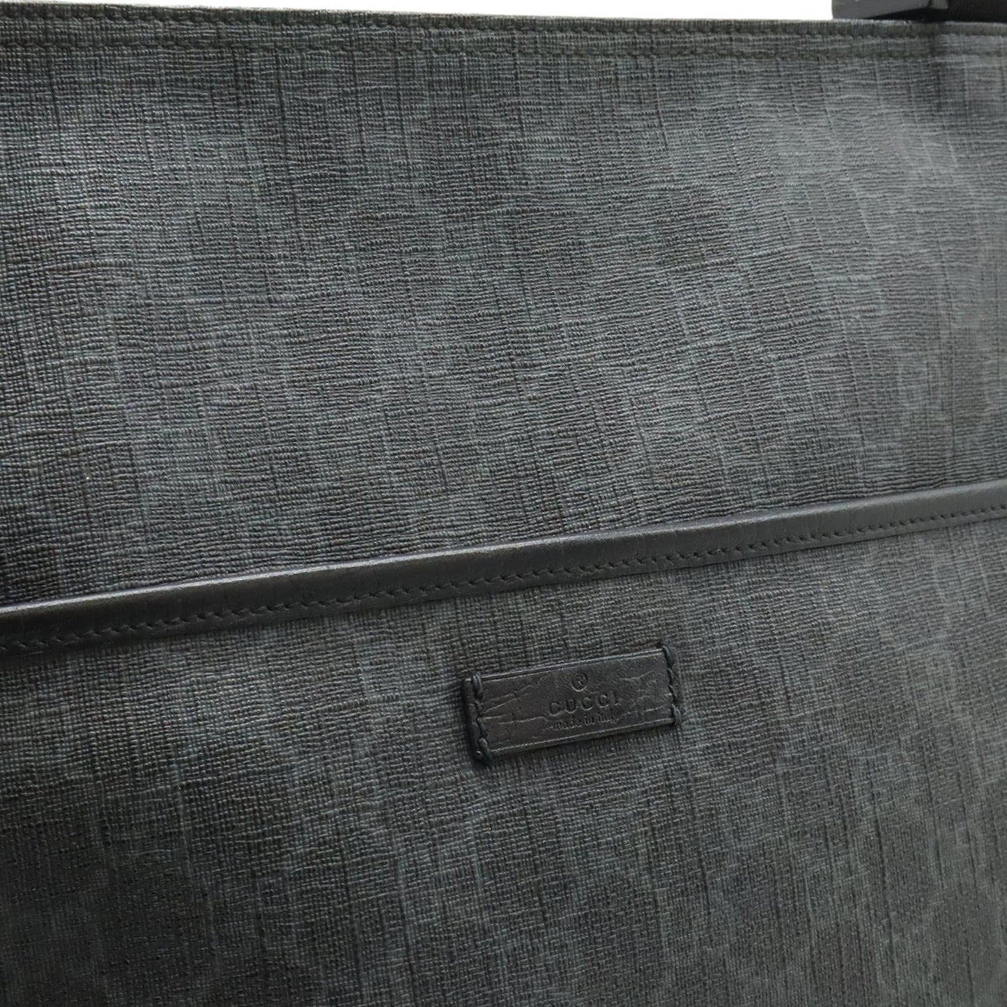 Gucci Gg Plus Black Gray Gg Supreme Leather Shoulder Bag