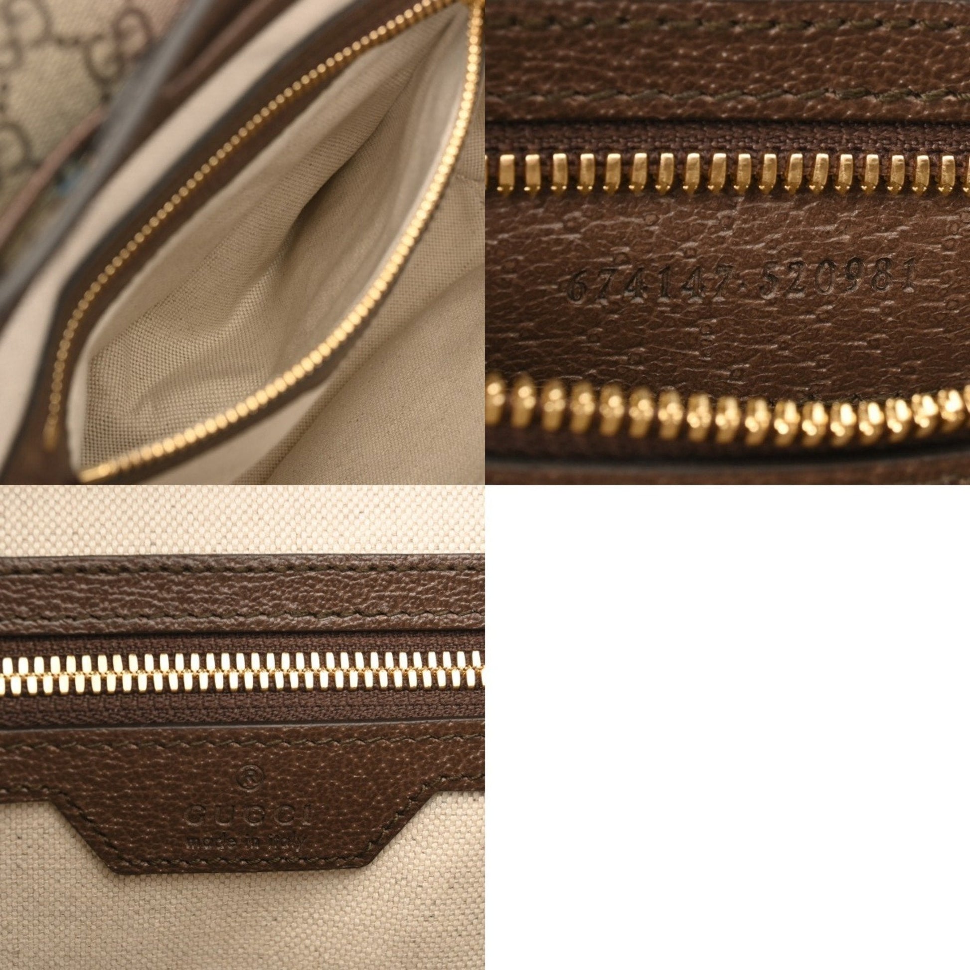 Gucci Beige Gg Supreme Backpack