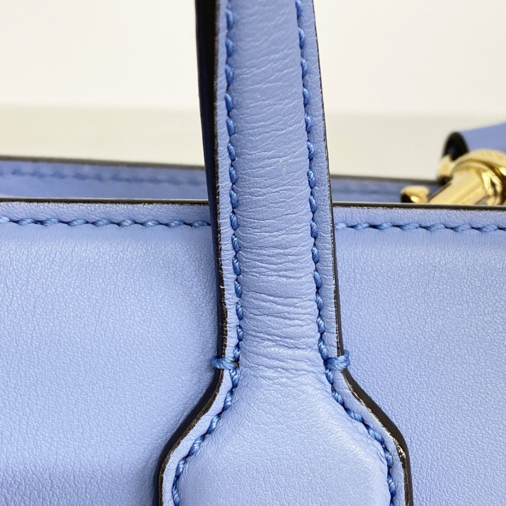 Gucci Blue Leather Handbag