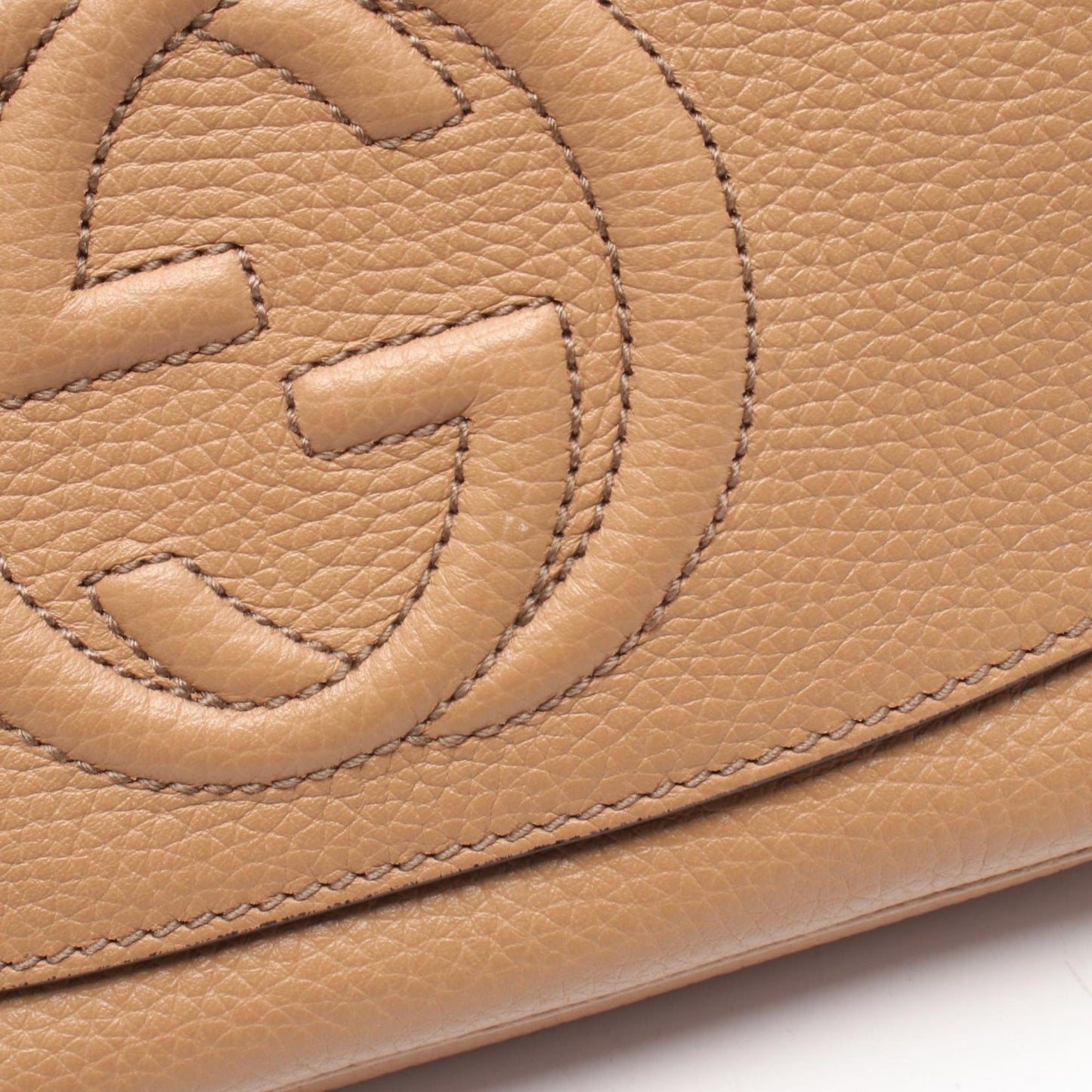 Gucci Brown Leather Shoulder Bag