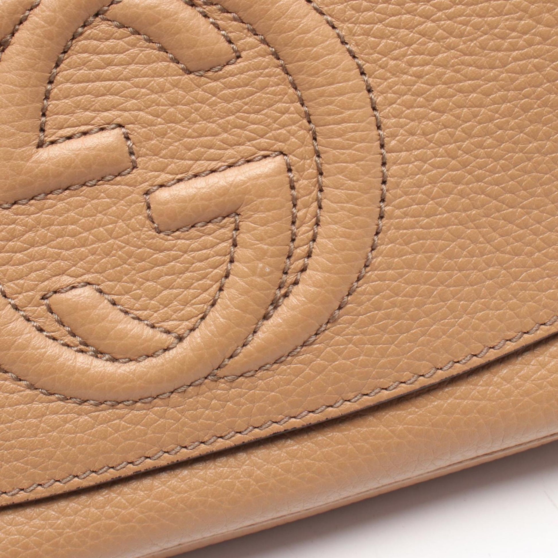 Gucci Brown Leather Shoulder Bag