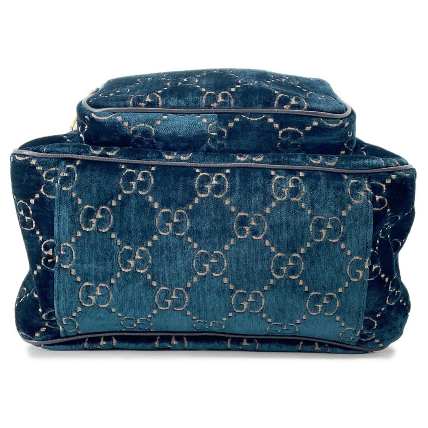 Gucci Blue Velvet Backpack