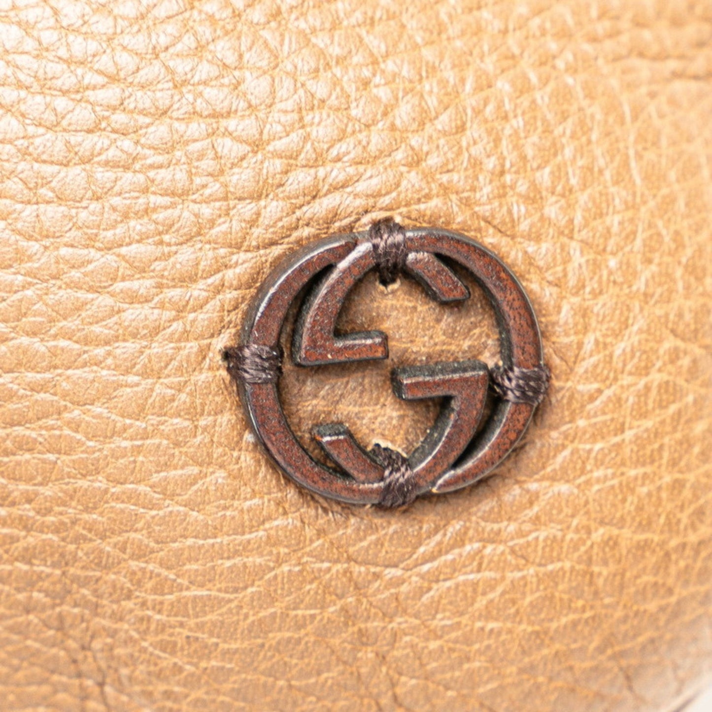Gucci Brown Leather Shoulder Bag