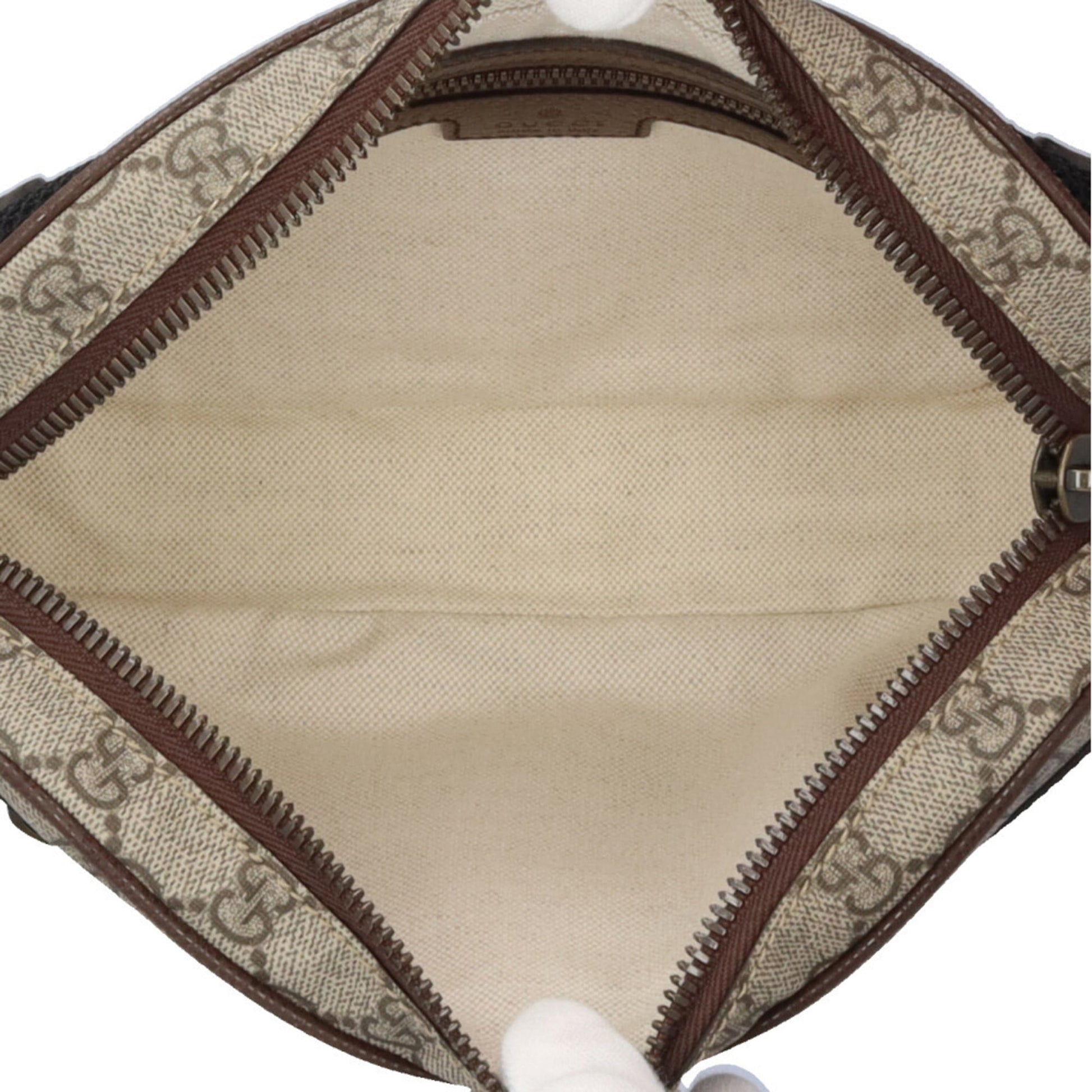 Gucci Beige Gg Supreme Sling Bag