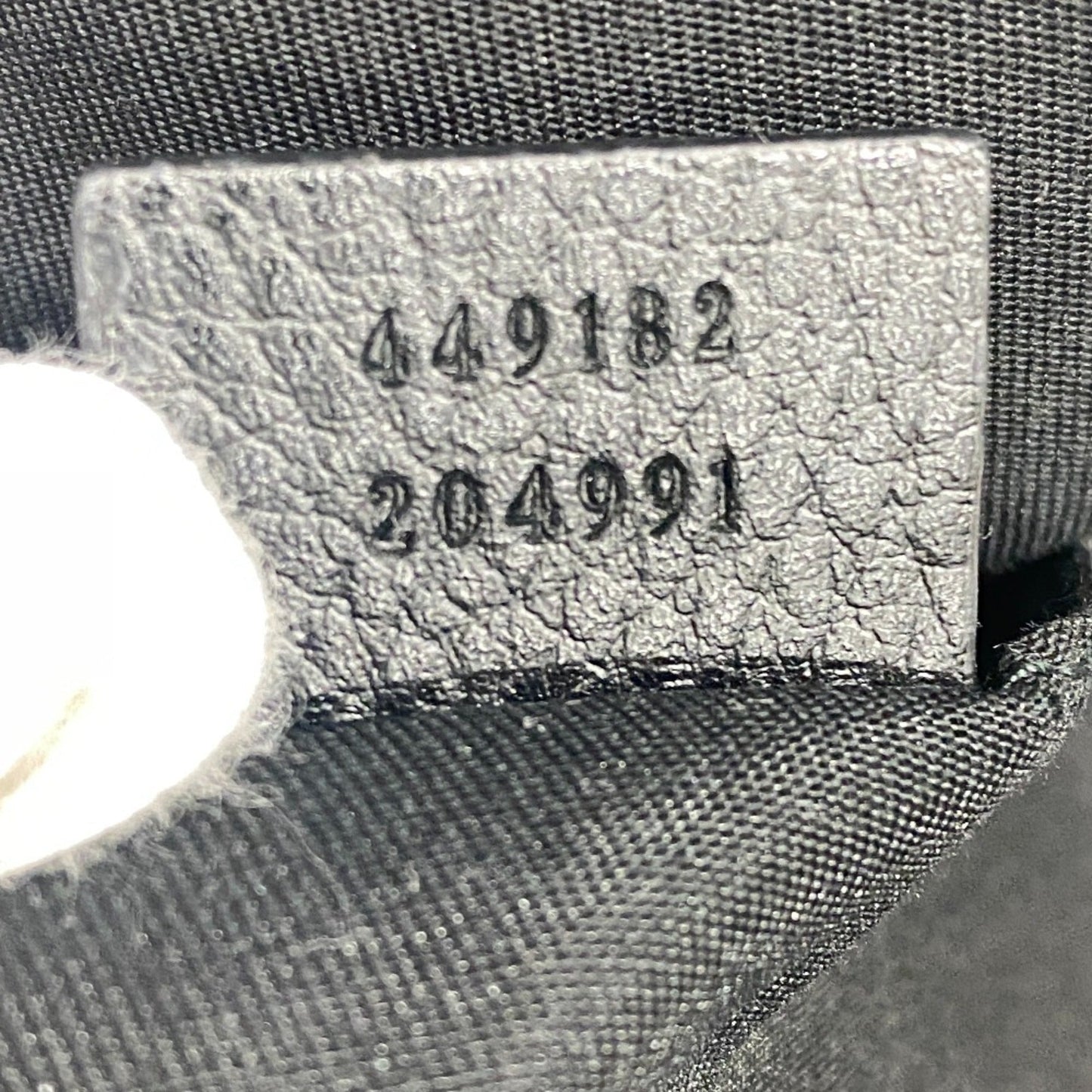 Gucci Black Nylon Leather Sling Bag