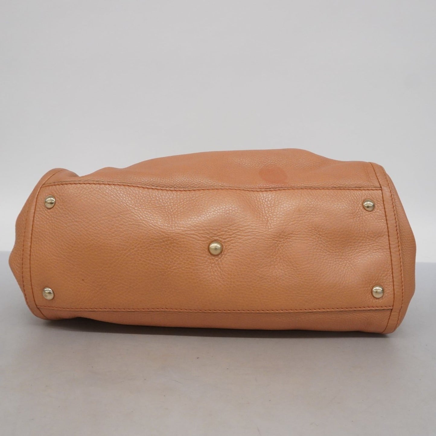 Gucci Orange Leather Tote Bag