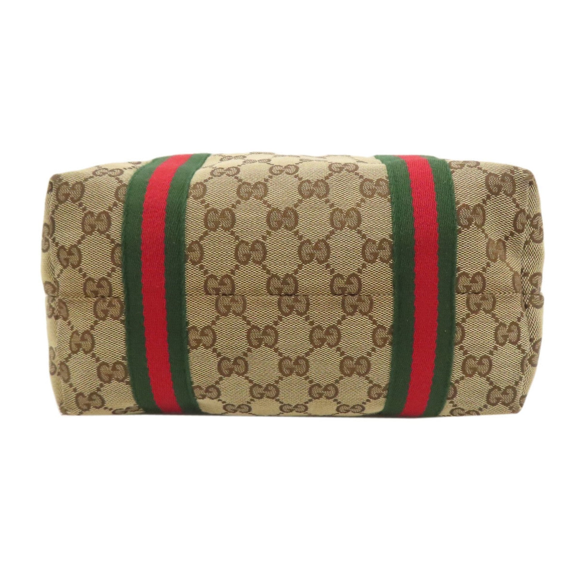 Gucci Brown Canvas Tote Bag