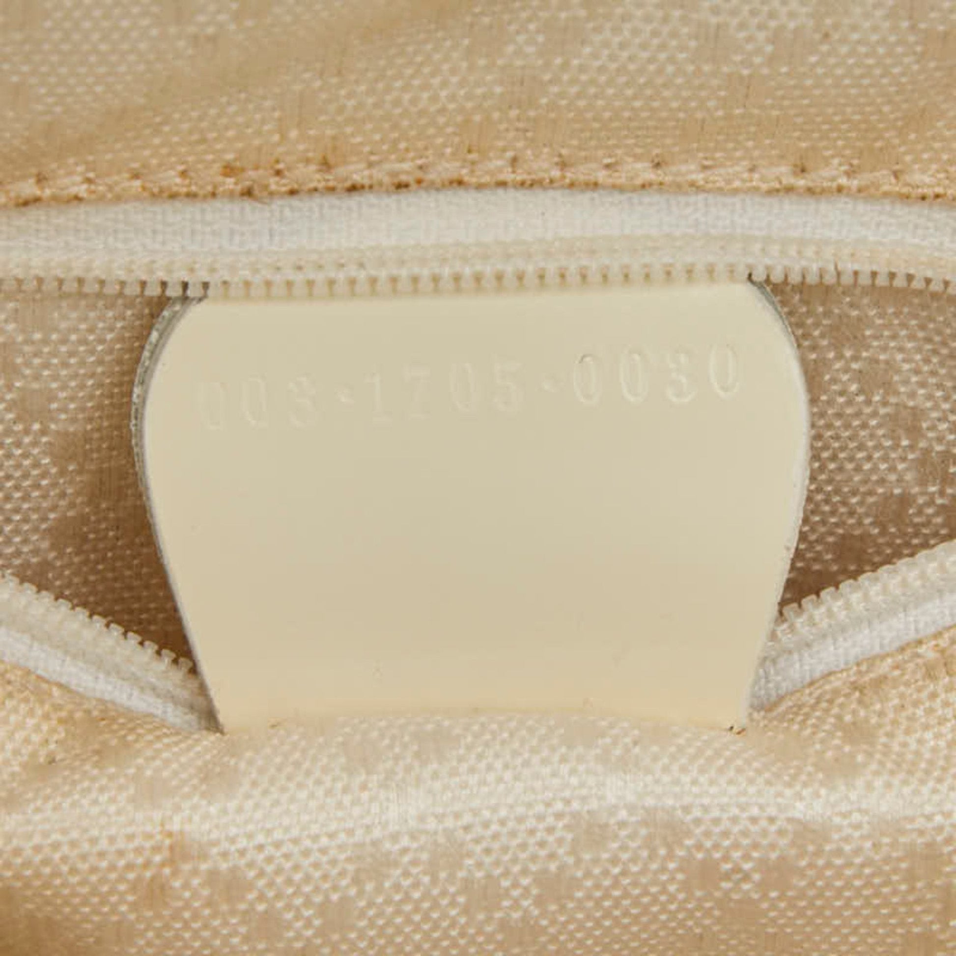 Gucci White Nylon Leather Backpack