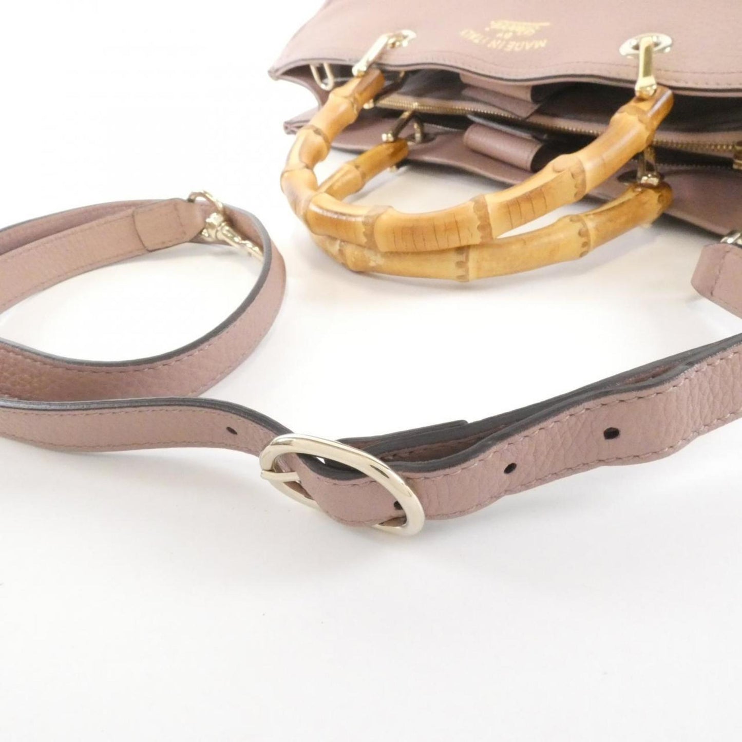 Gucci Pink Leather Handbag