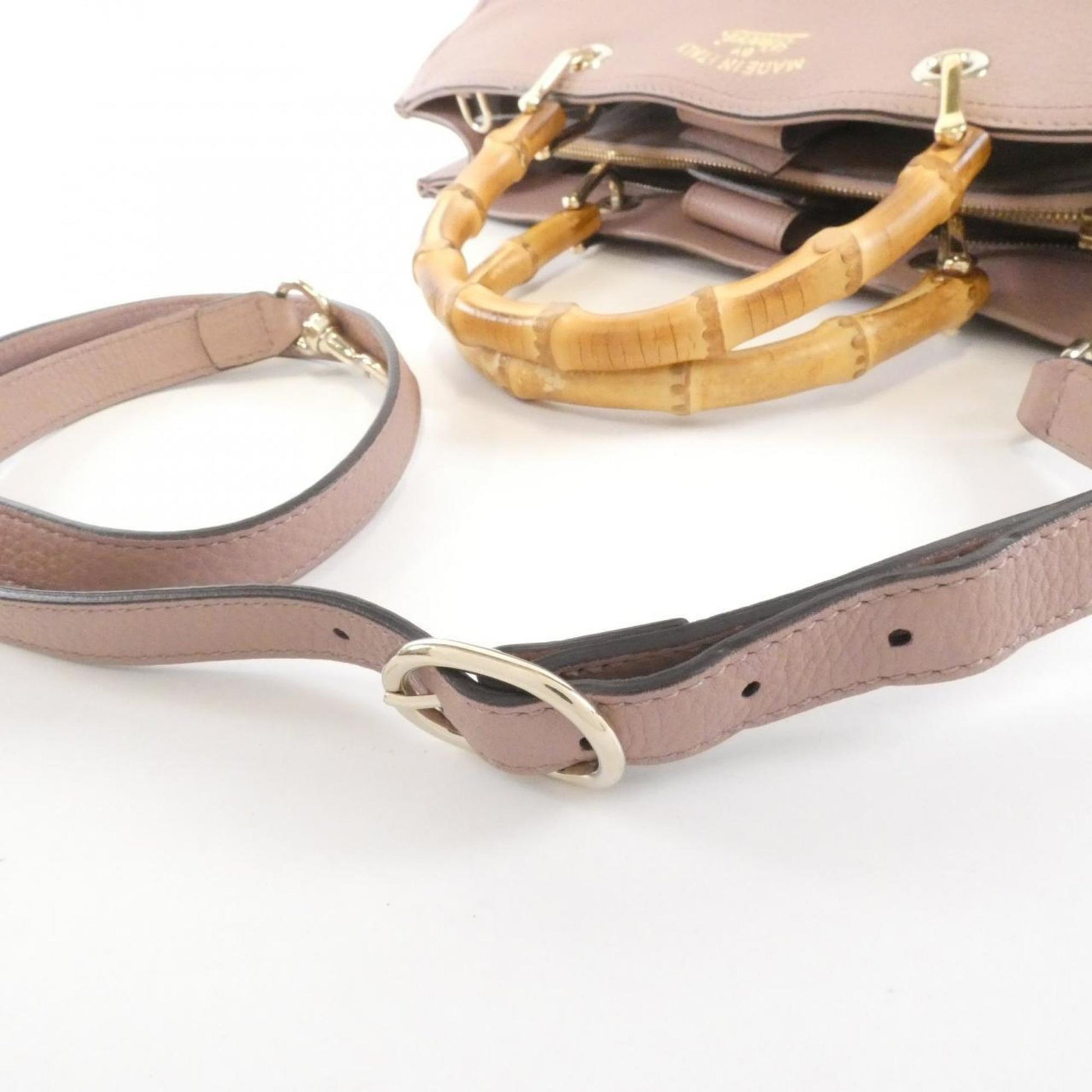 Gucci Pink Leather Handbag