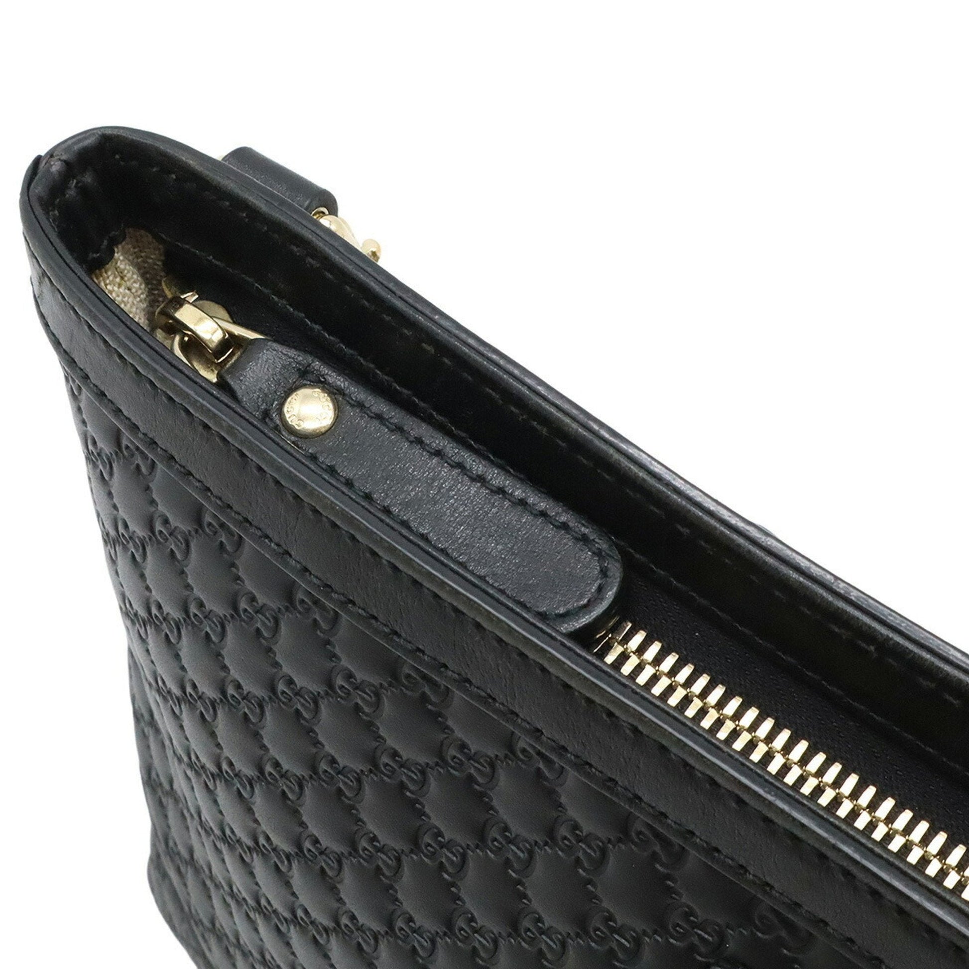 Gucci Black Leather Shoulder Bag