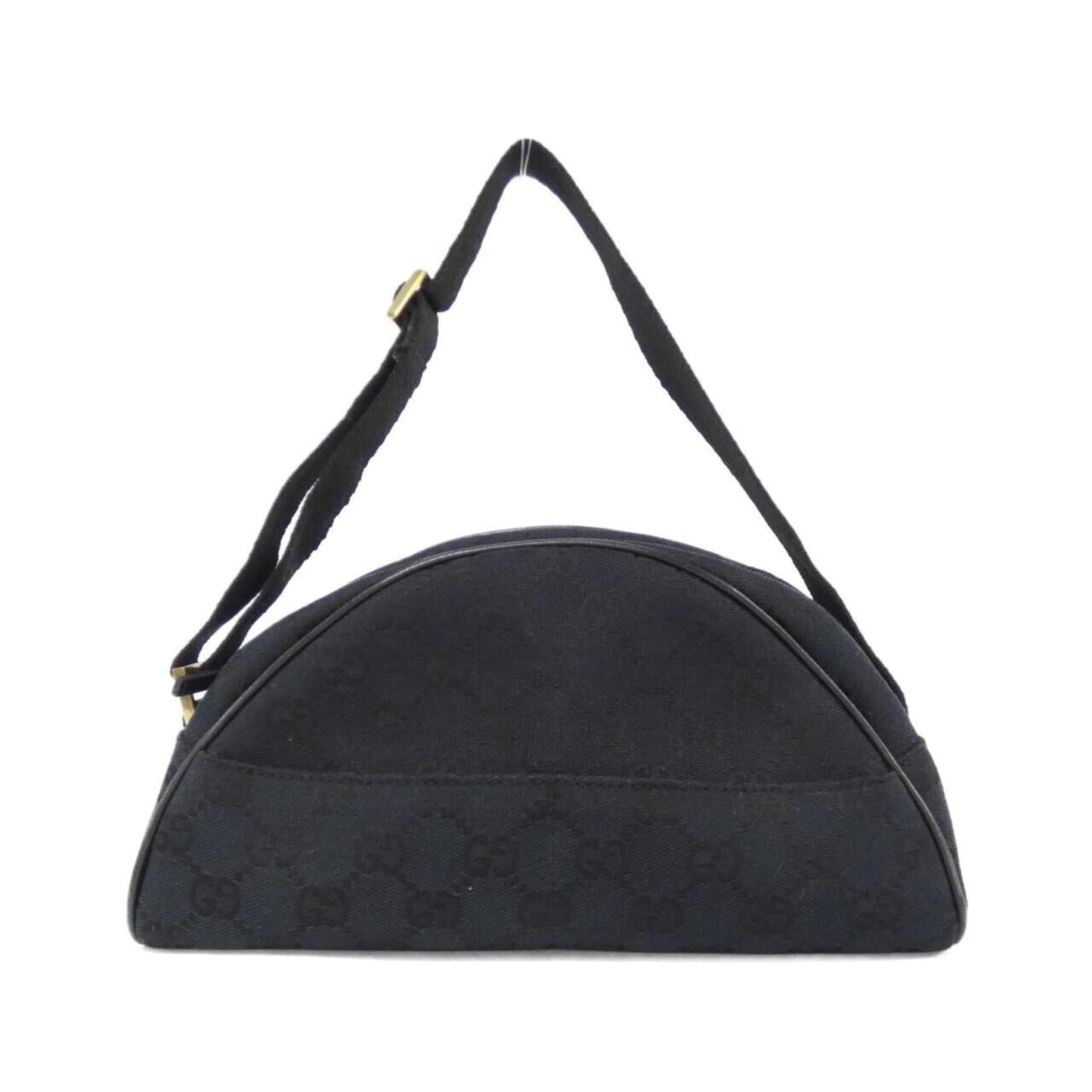 Gucci Black Gg Canvas Handbag
